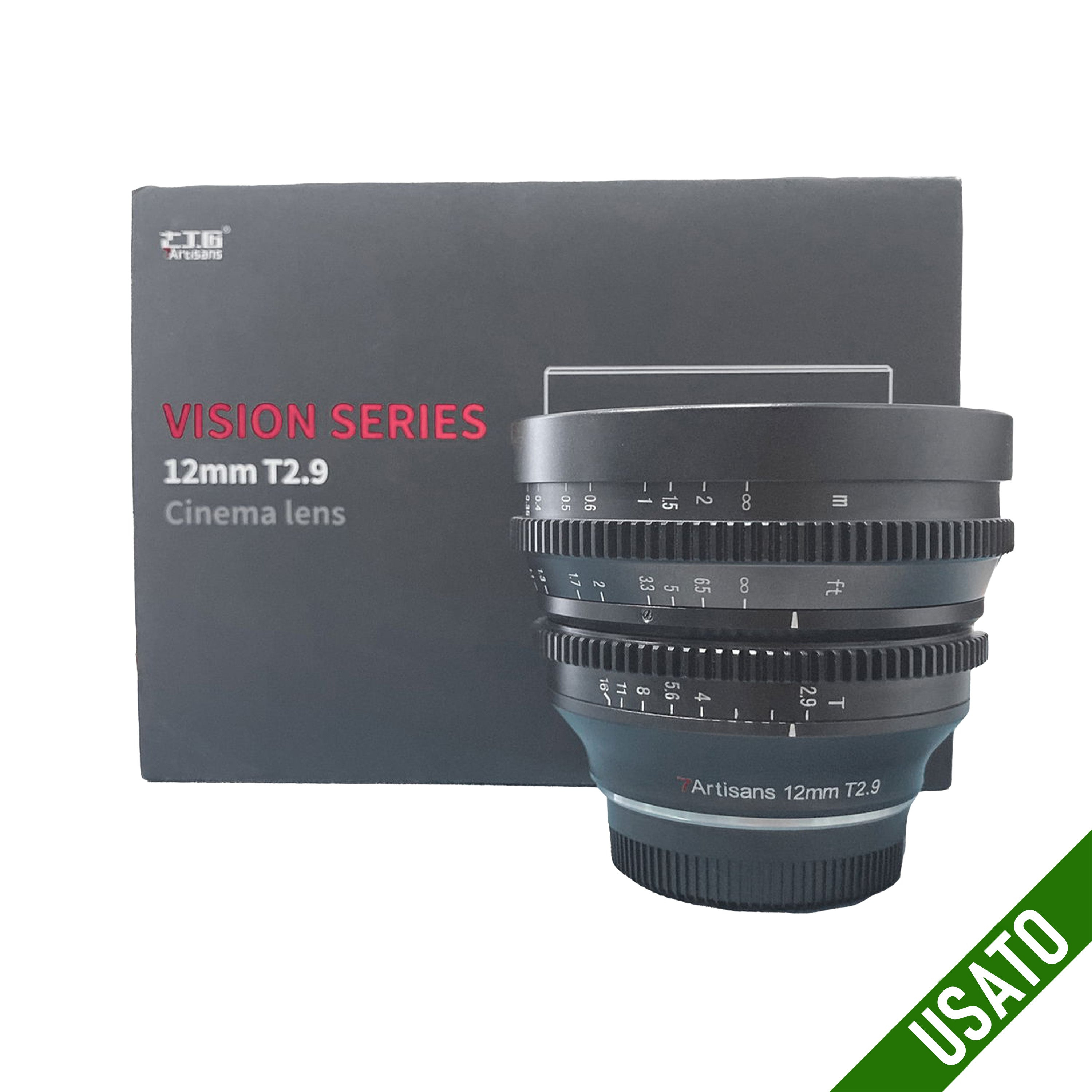 7Artisans Vision Series 12 mm T2.9 Cine Lens Come Nuova