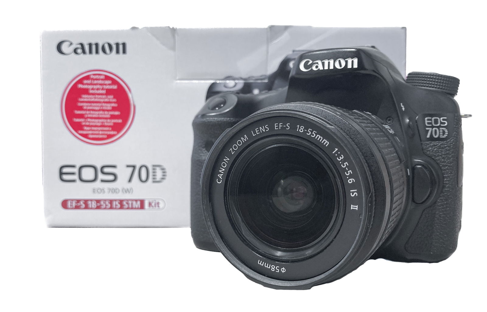 Canon 70D + Canon EF-S 18-55mm f/3.5-5.6 IS II Usati - Fratticioli Store