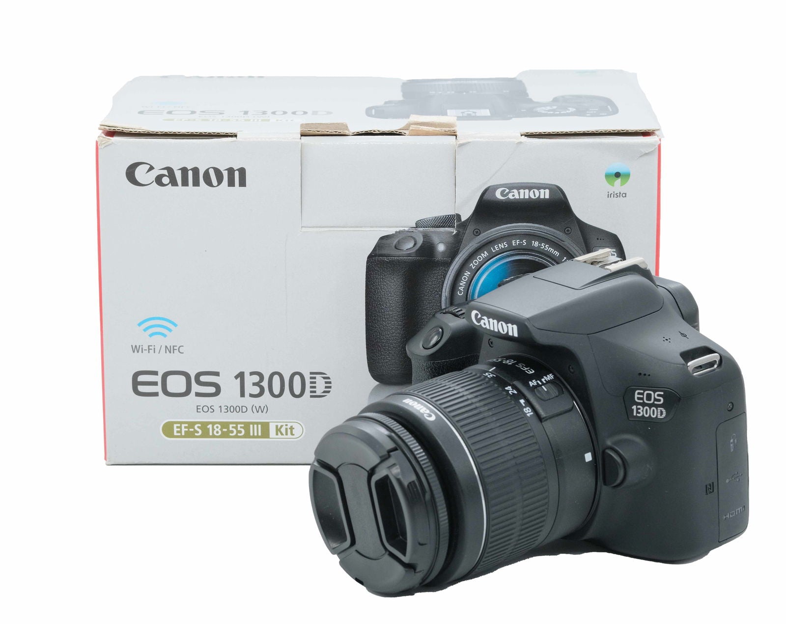 Canon EOS 1300D + canon EF-S 18-55mm f/3.5-5.6 is stabilizzato - Fratticioli Store