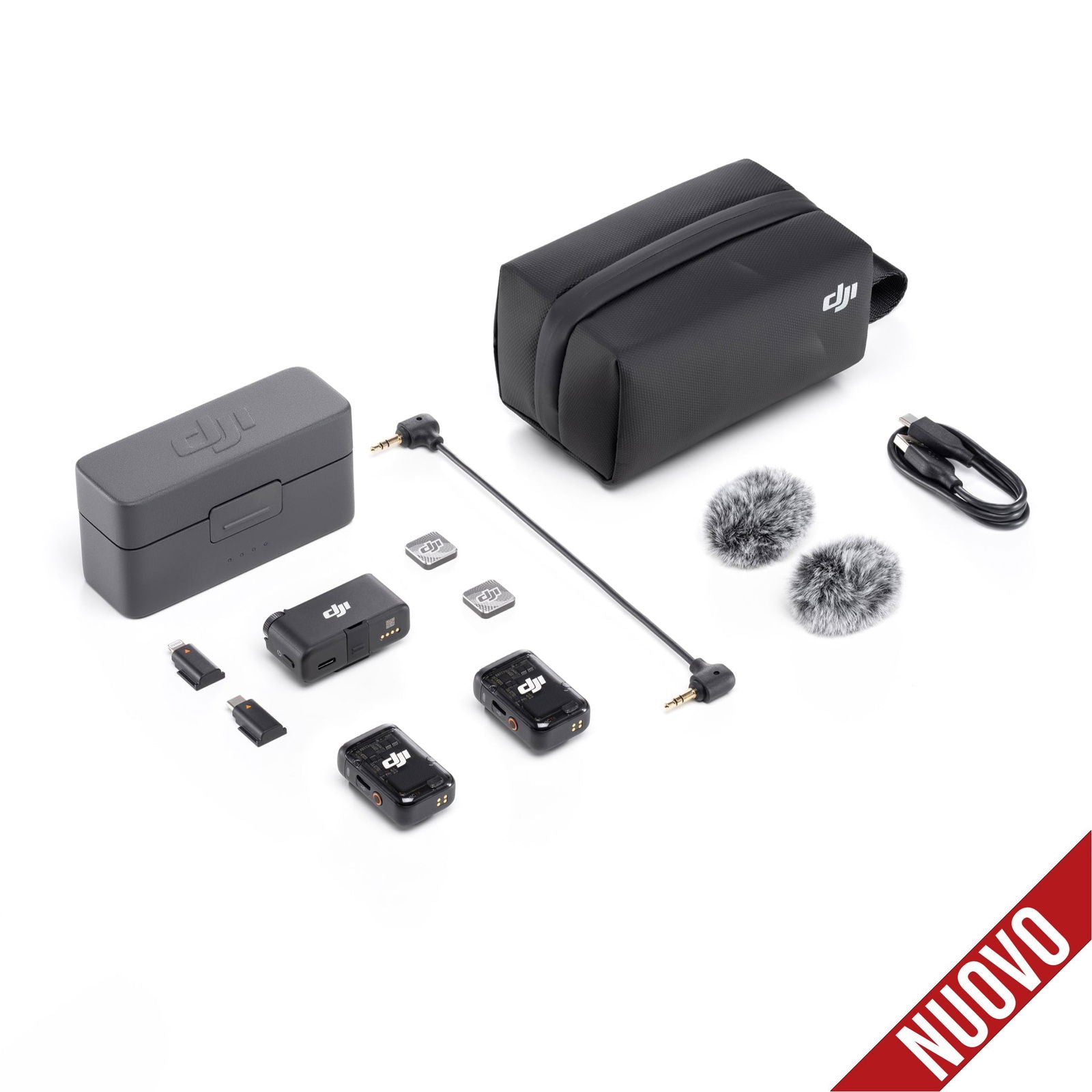 DJI Mic 2 (2 TX + 1 RX + Custodia di ricarica) NUOVO - Fratticioli Store