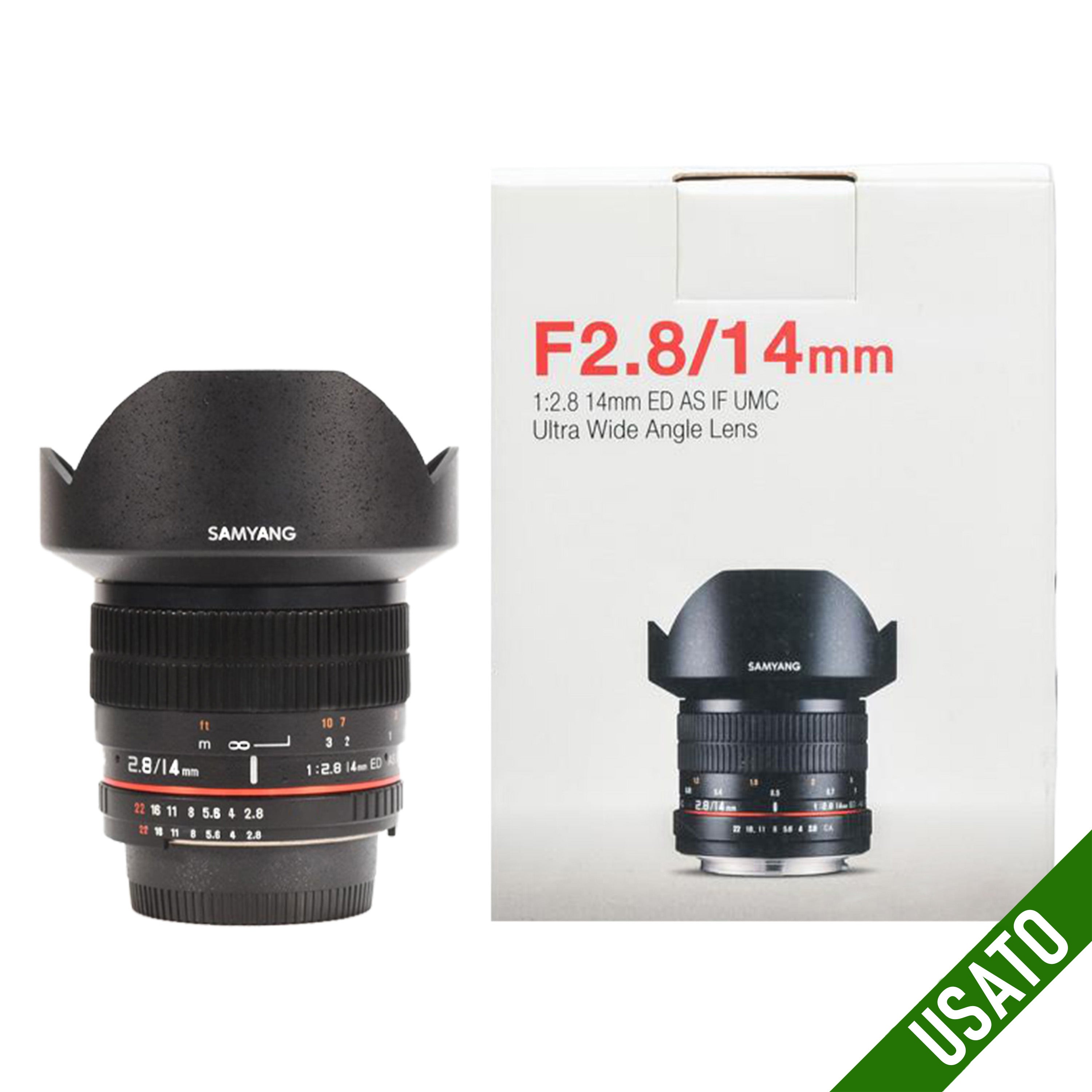 Samyang 14 mm f/2.8 ED AS IF UMC in Ottime Condizioni