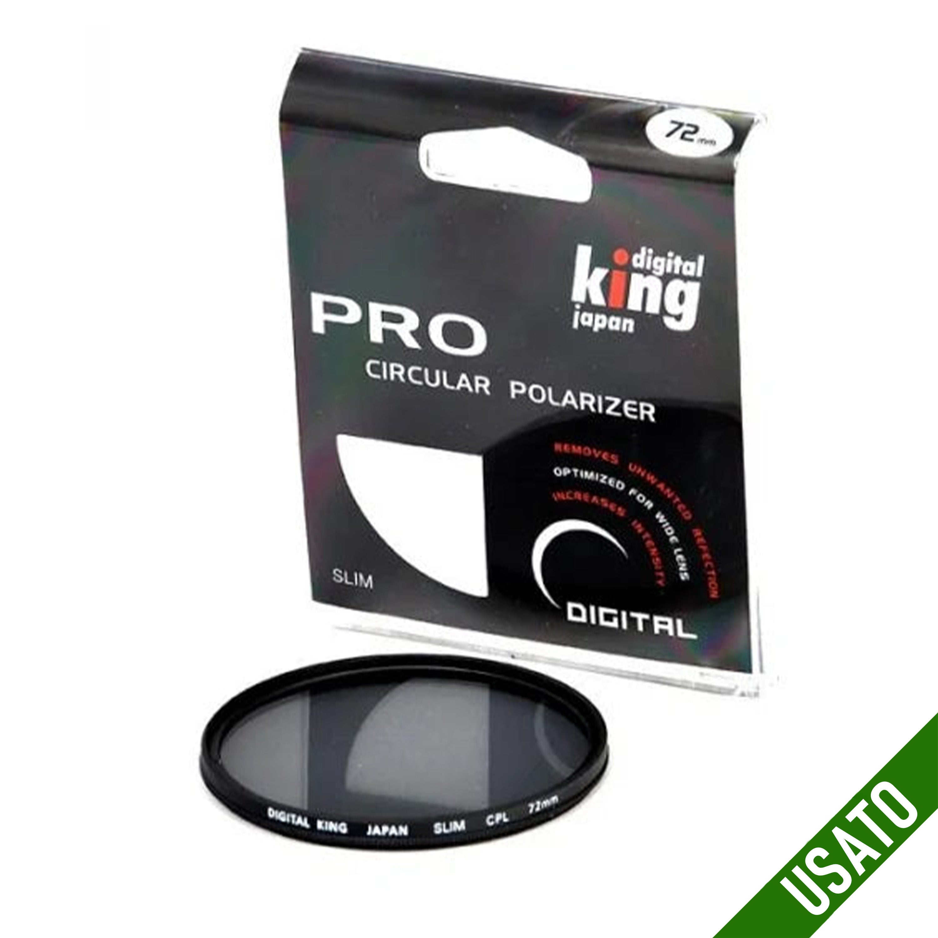 Filtro Digital King Pro polarizzatore 72mm Usato