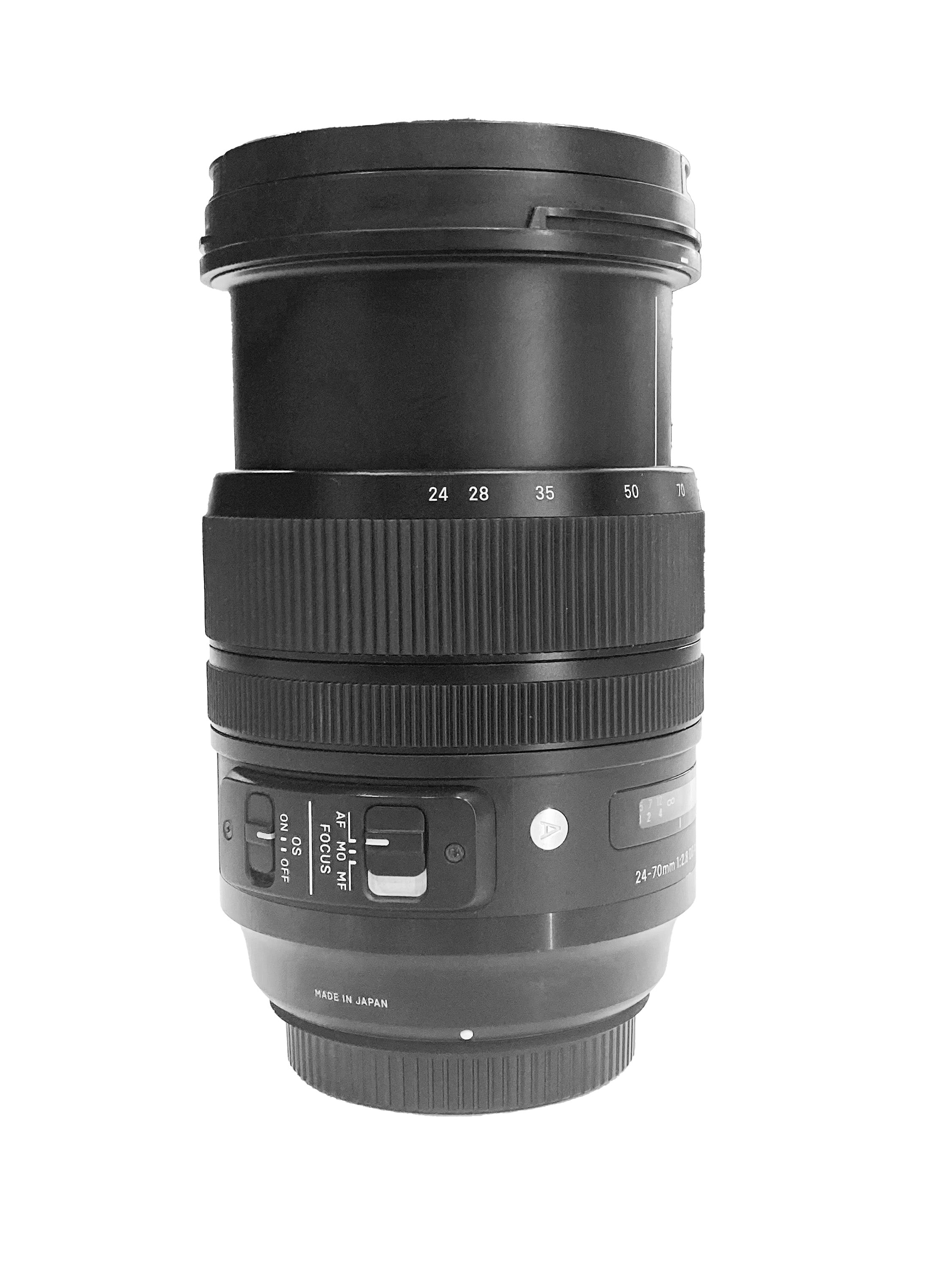 Sigma 24-70 mm f/2.8 DG Art Attacco Canon Pari al Nuovo