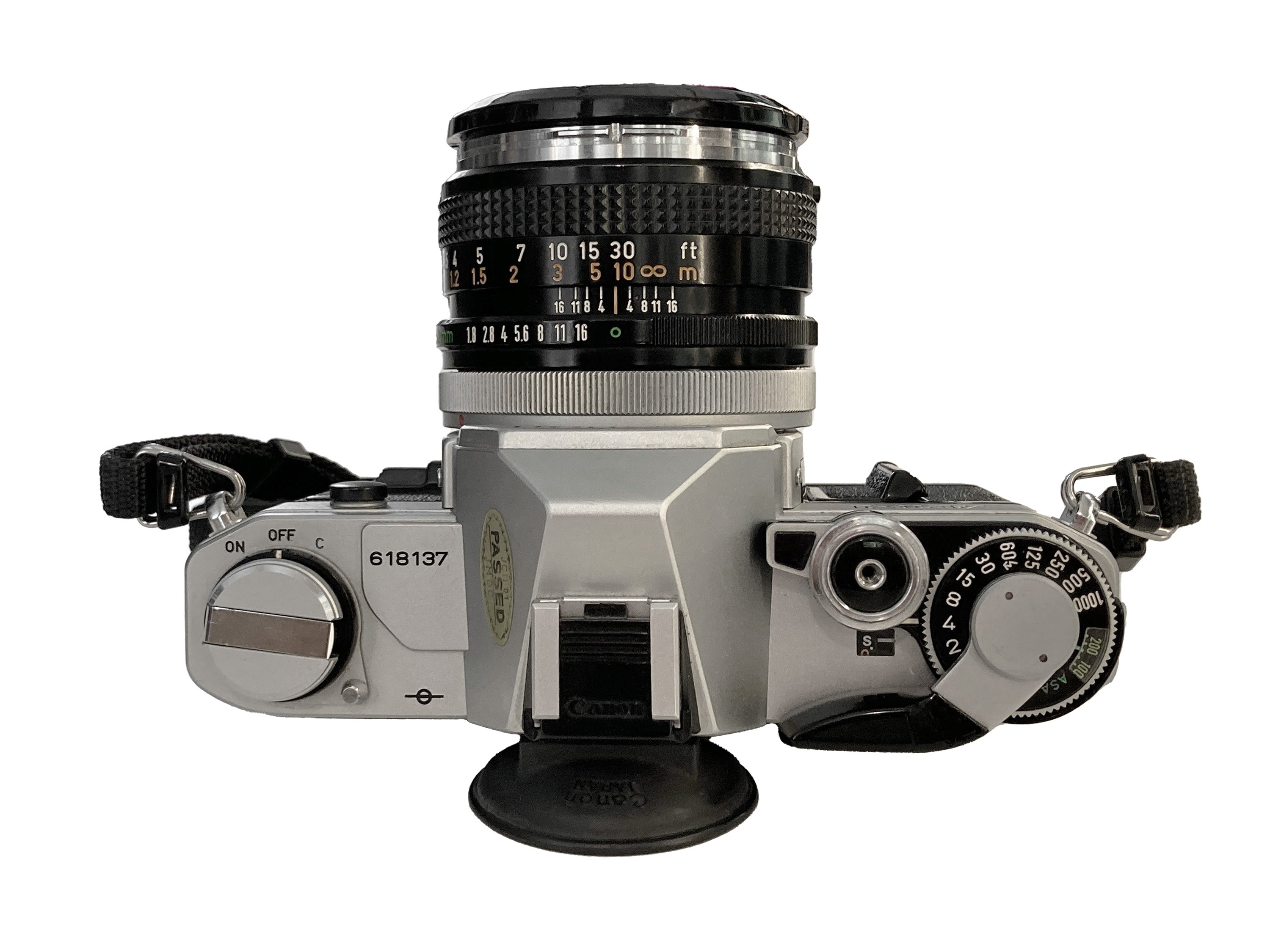 Canon AT-1 + 50 mm f/1.8 Usati
