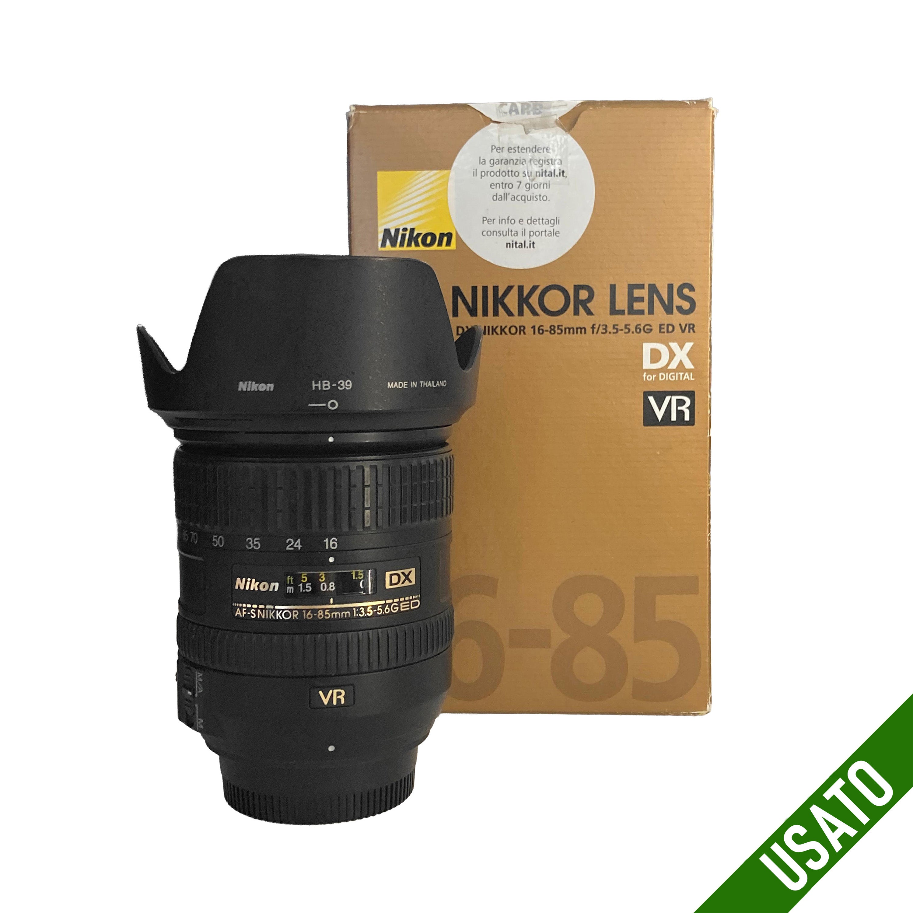 Nikon 16-85 mm f/3.5-5.6 G ED VR in Ottimo Stato