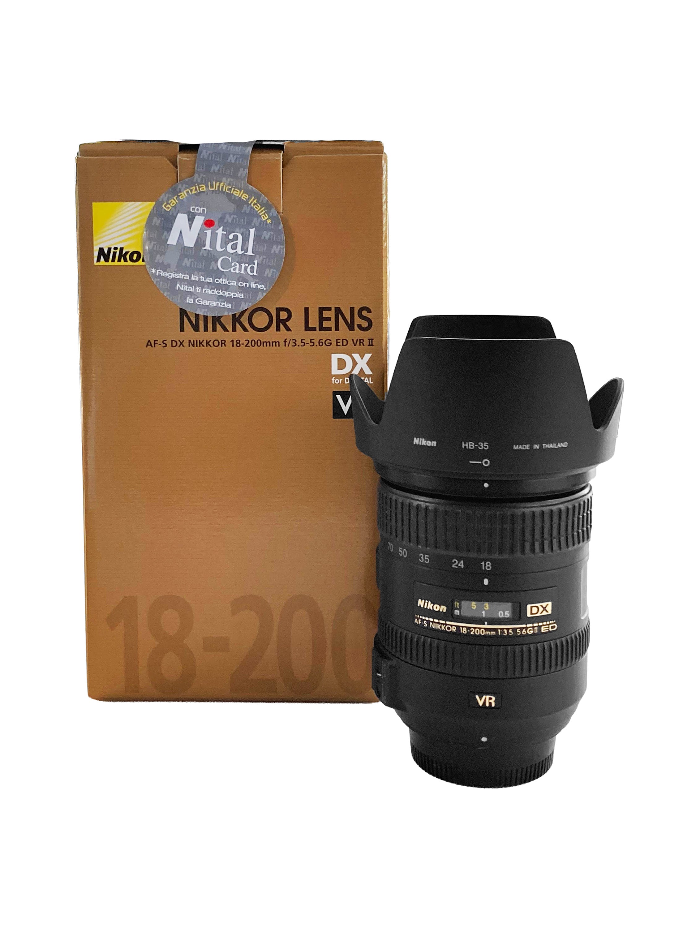 Nikon AF-S DX 18-200 mm f/3.5-5.6 G ED VR II Ottime Condizioni