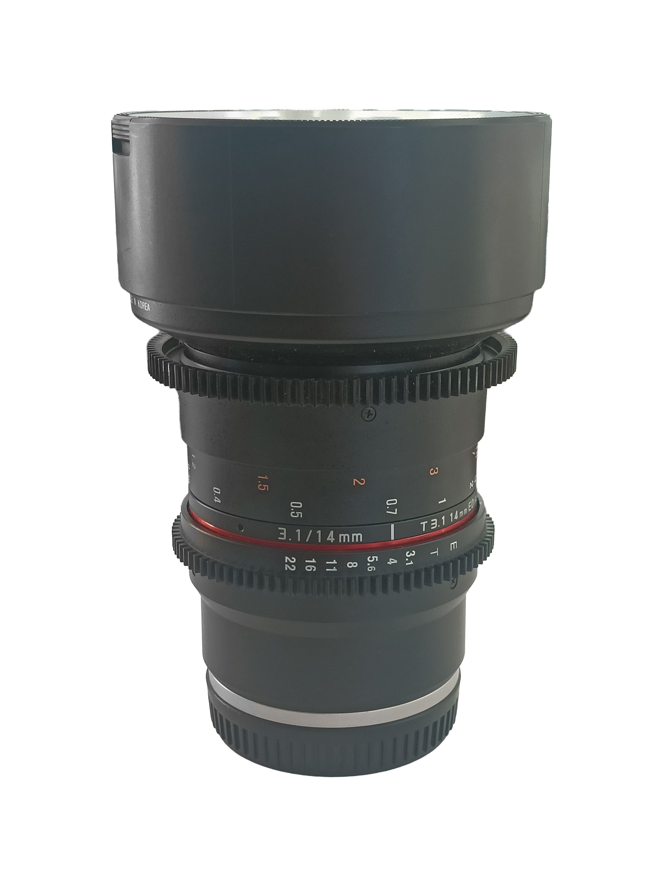 Samyang 14 mm T/3.1 Cine Attacco Sony in perfette condizioni