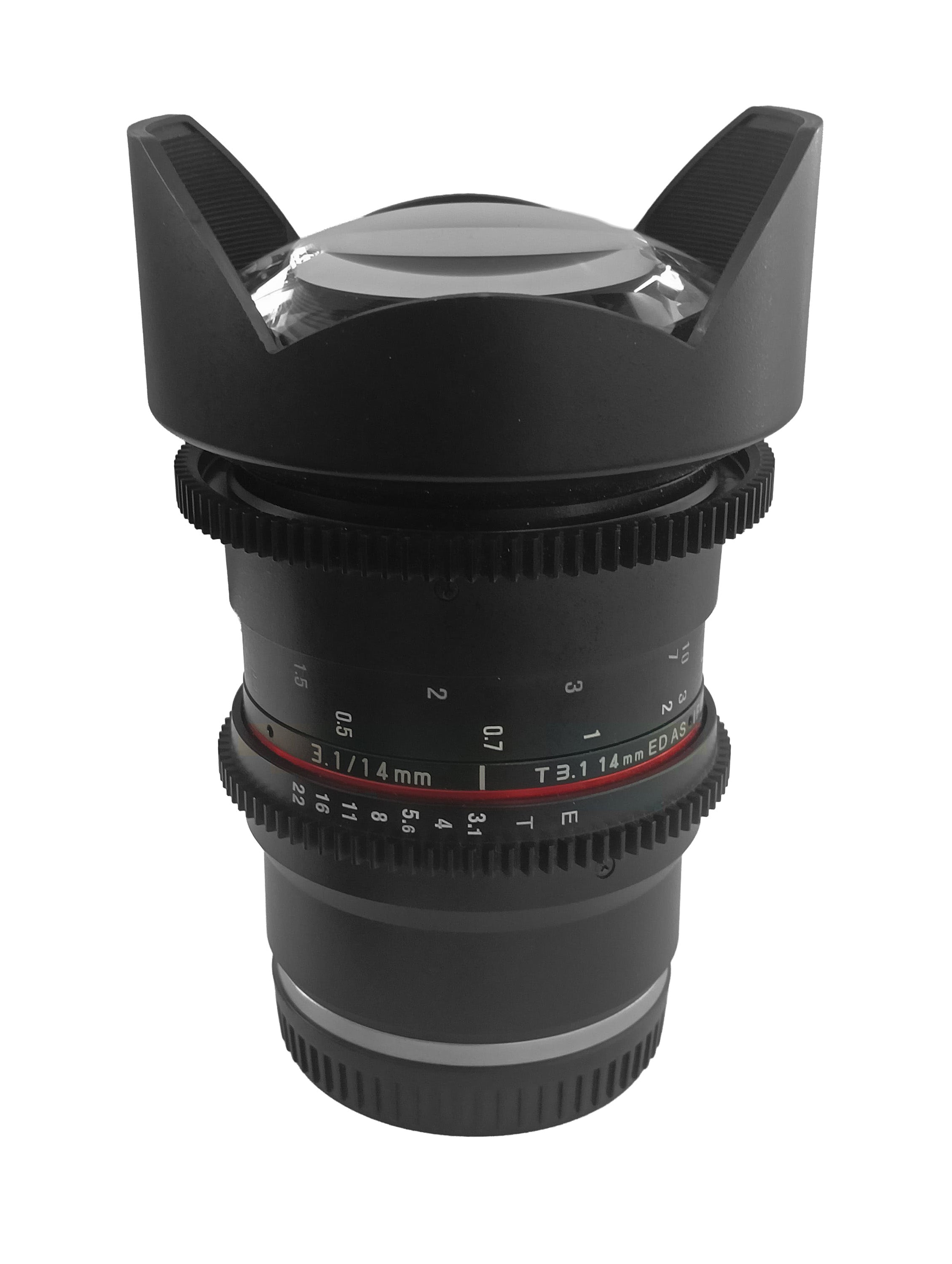 Samyang 14 mm T/3.1 Cine Attacco Sony in perfette condizioni