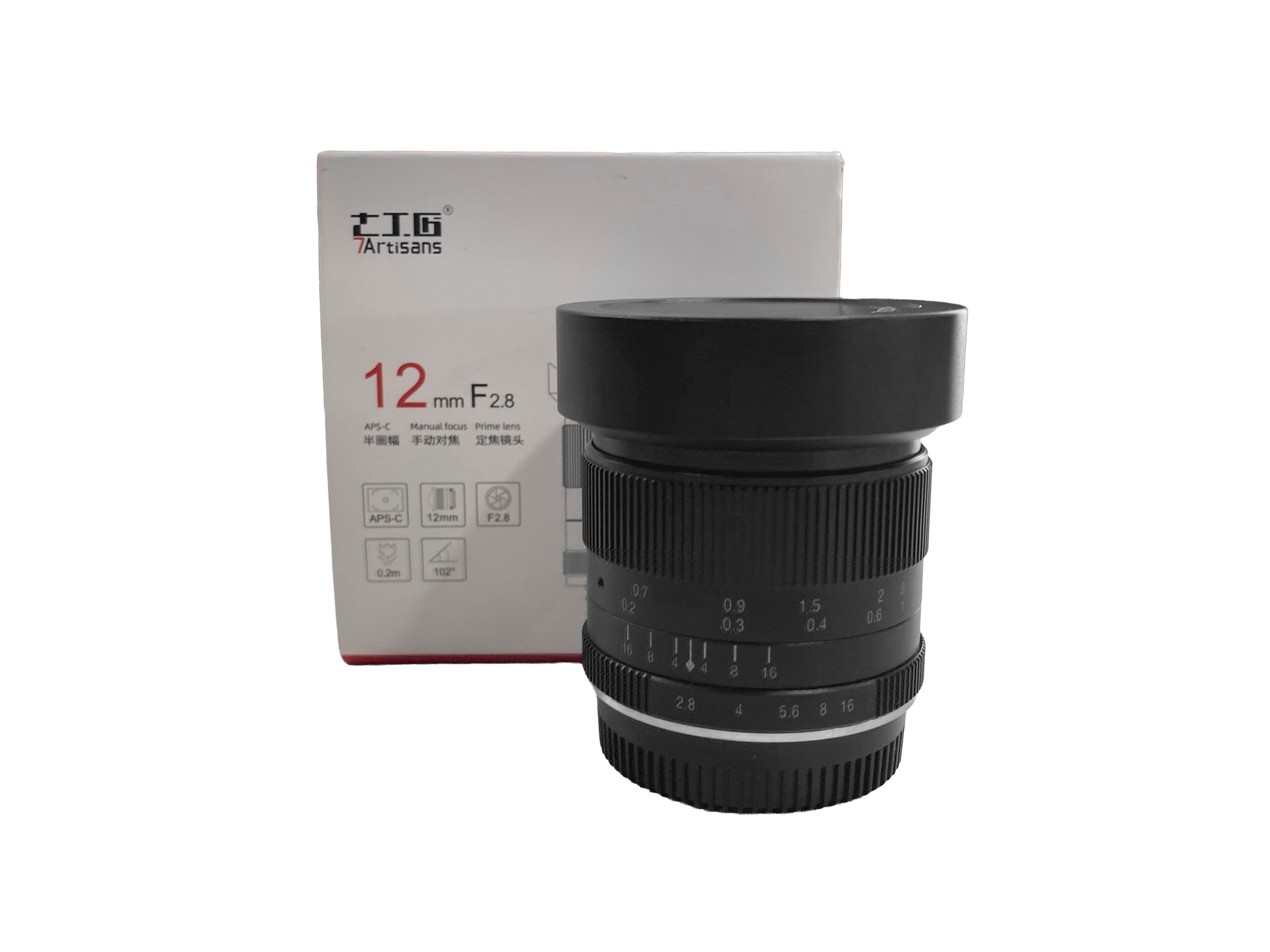 7 Artisans 12 mm f/2.8 Attacco Micro 4/3 Ottime Condizioni