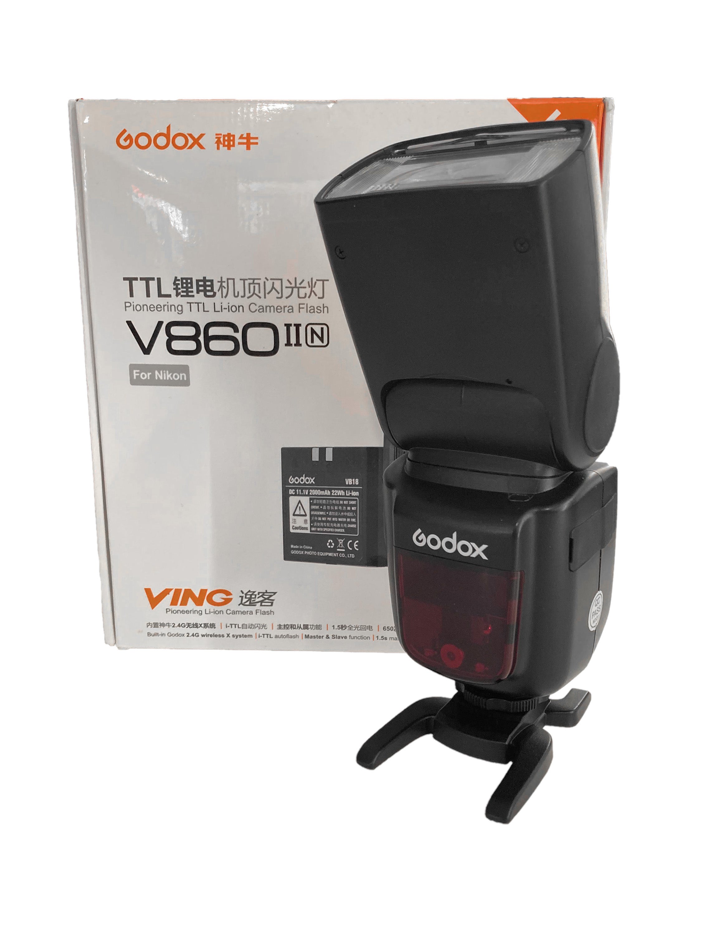 Flash Godox V860 II per Nikon Ottime Condizioni