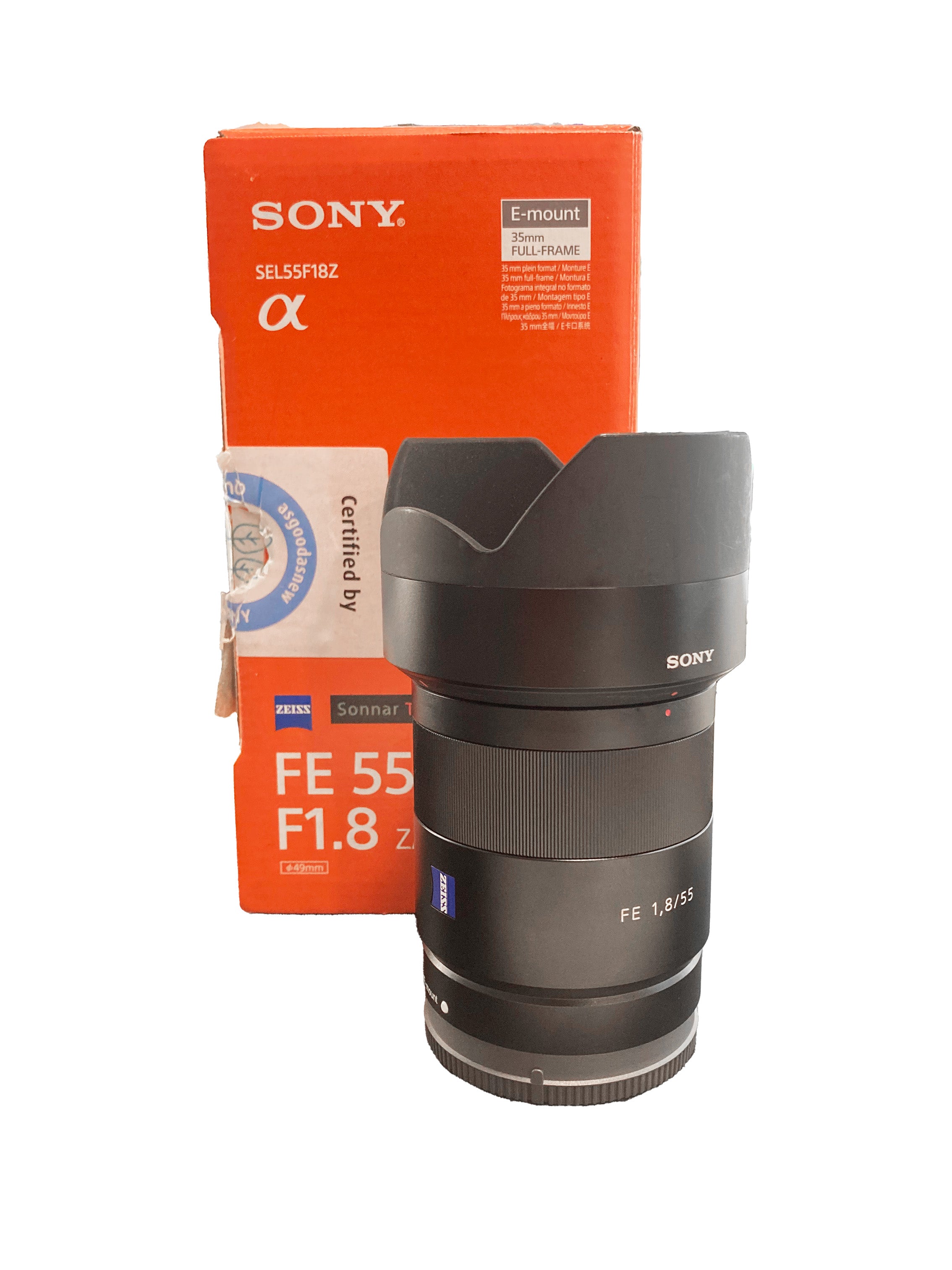 Sony FE 55mm f/1.8 ZA Sonnar T* Praticamente Nuovo