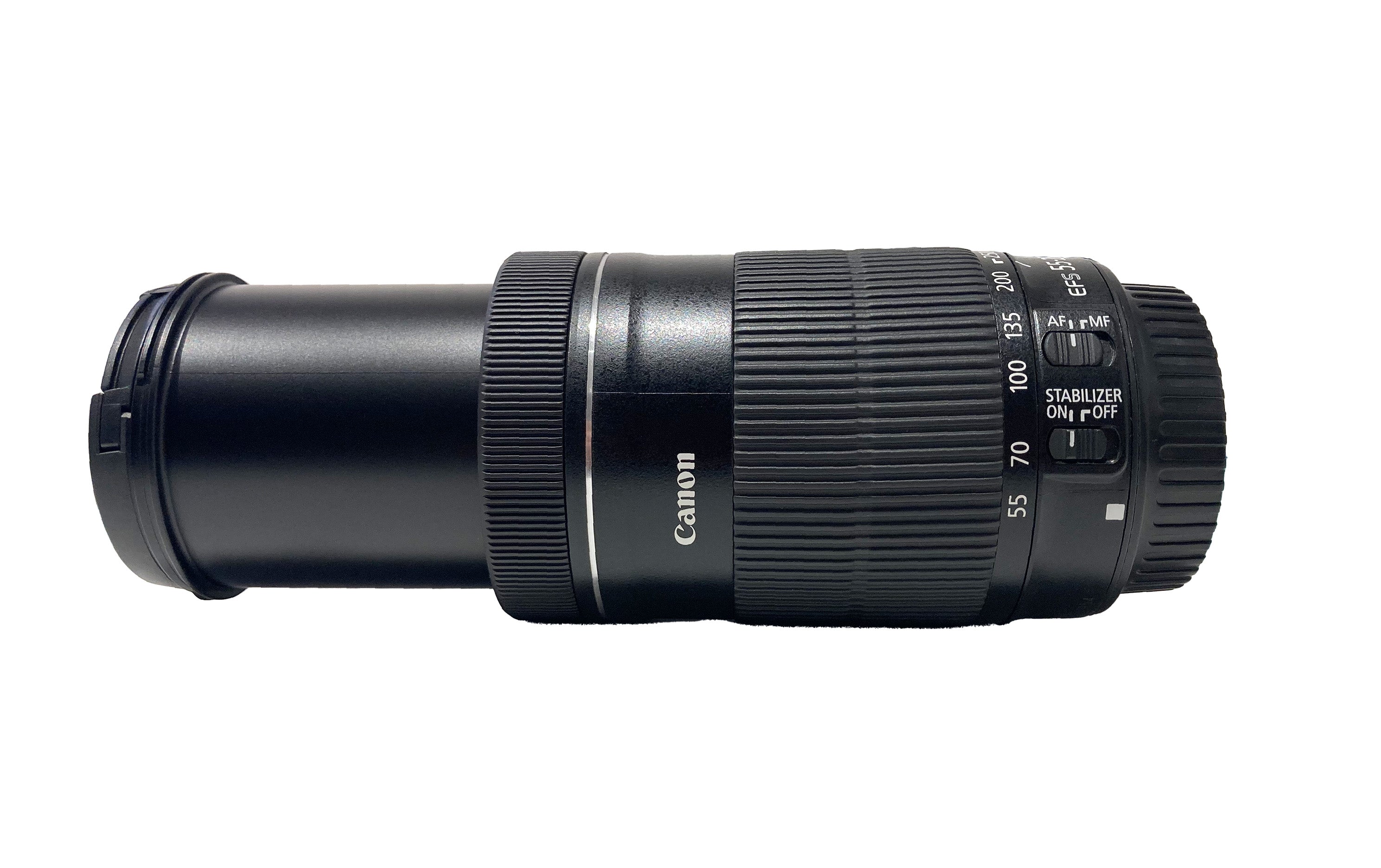 Canon 55-250mm f/4.5-5.6 IS STM apsc Pari al Nuovo