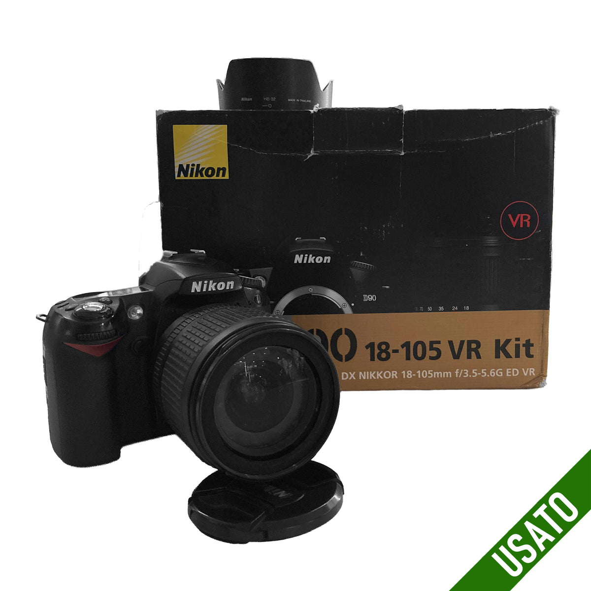 Nikon D90 + 18-105 mm f/3.5-5.6G ED VR Occasione