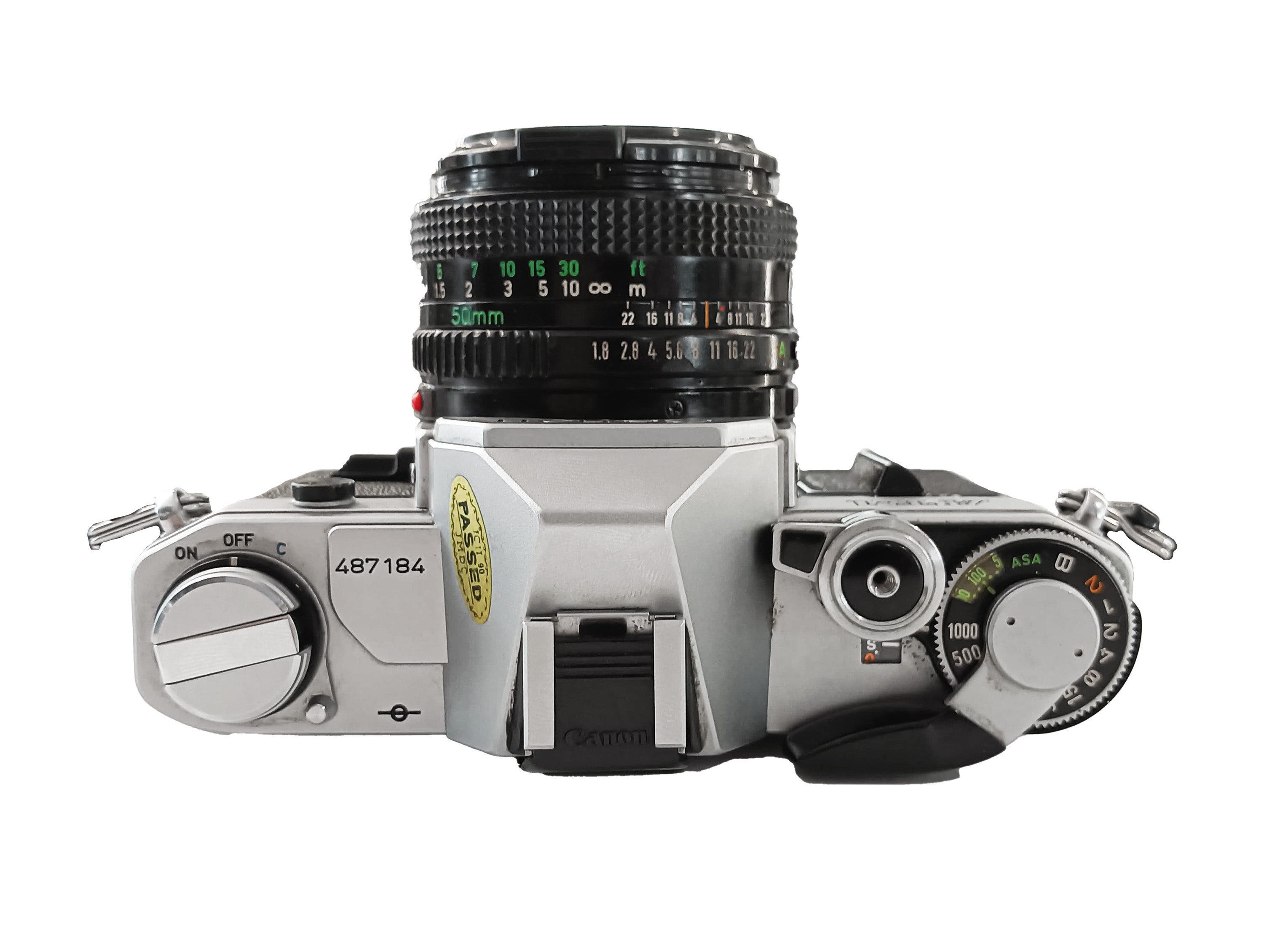 Canon AT-1 + 50 mm f/1.8 Usata