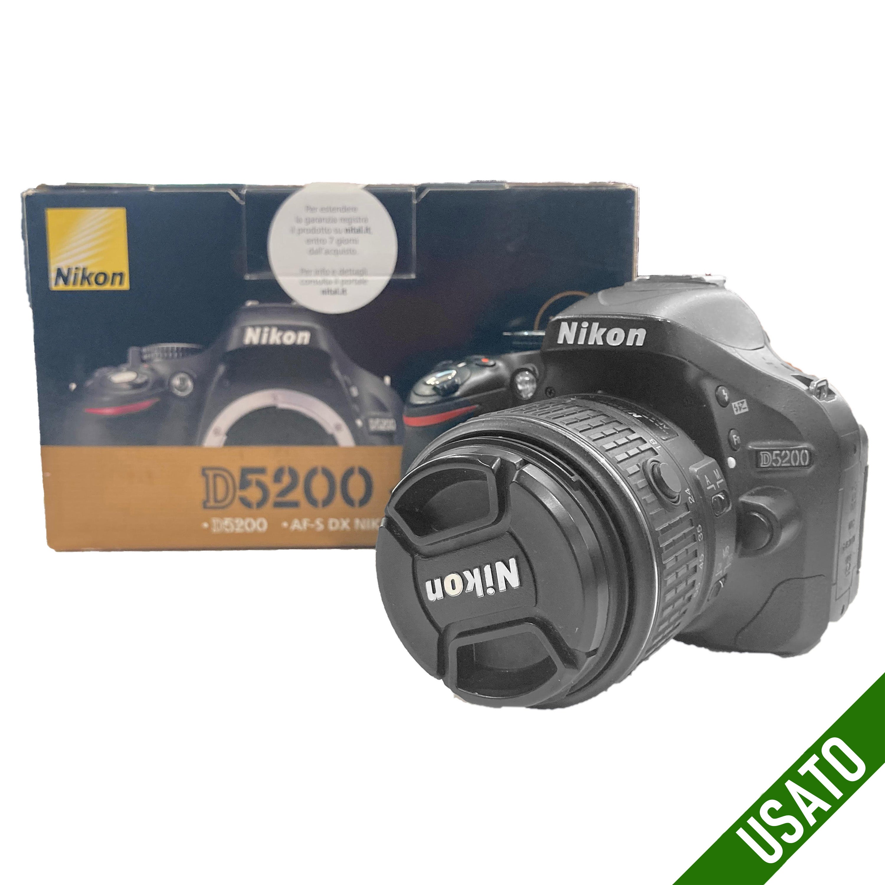 Nikon D5200 + 18-55 mm f/3.5-5.6 G VR II Occasione