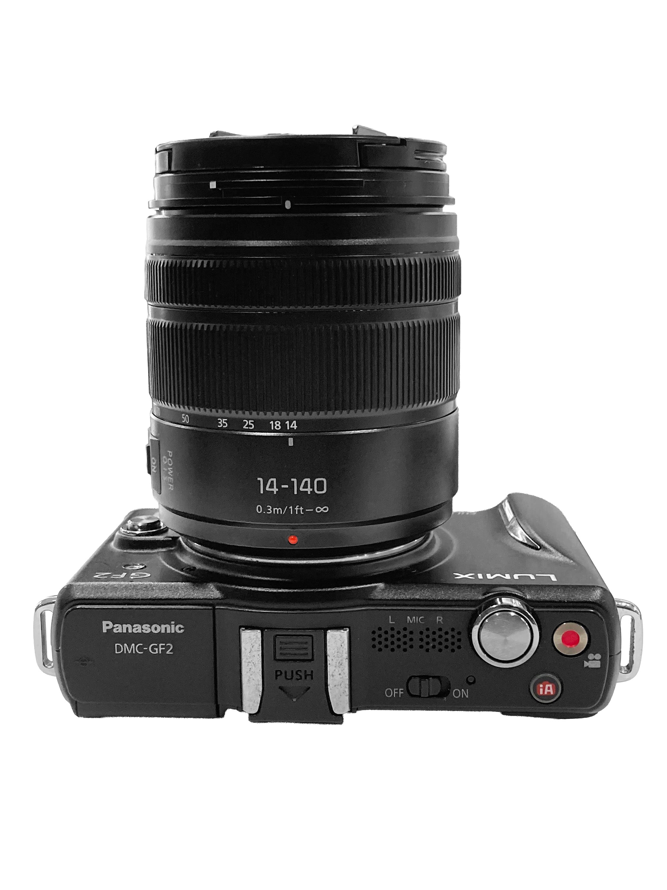 Panasonic Lumix GF2 + 14-140 mm f/3.5-5.6 ASPH OIS II Ottime Condizioni