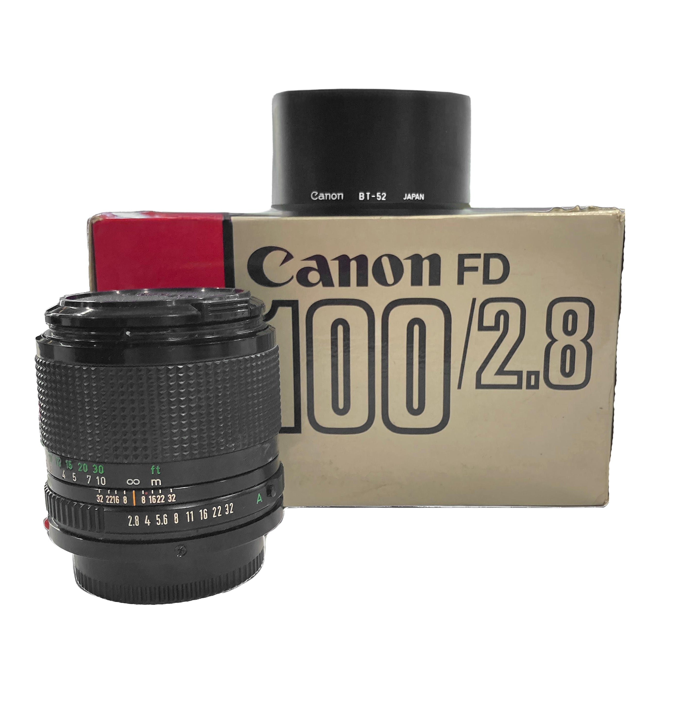 Canon FD New 100 mm f/2.8 in Ottime Condizioni