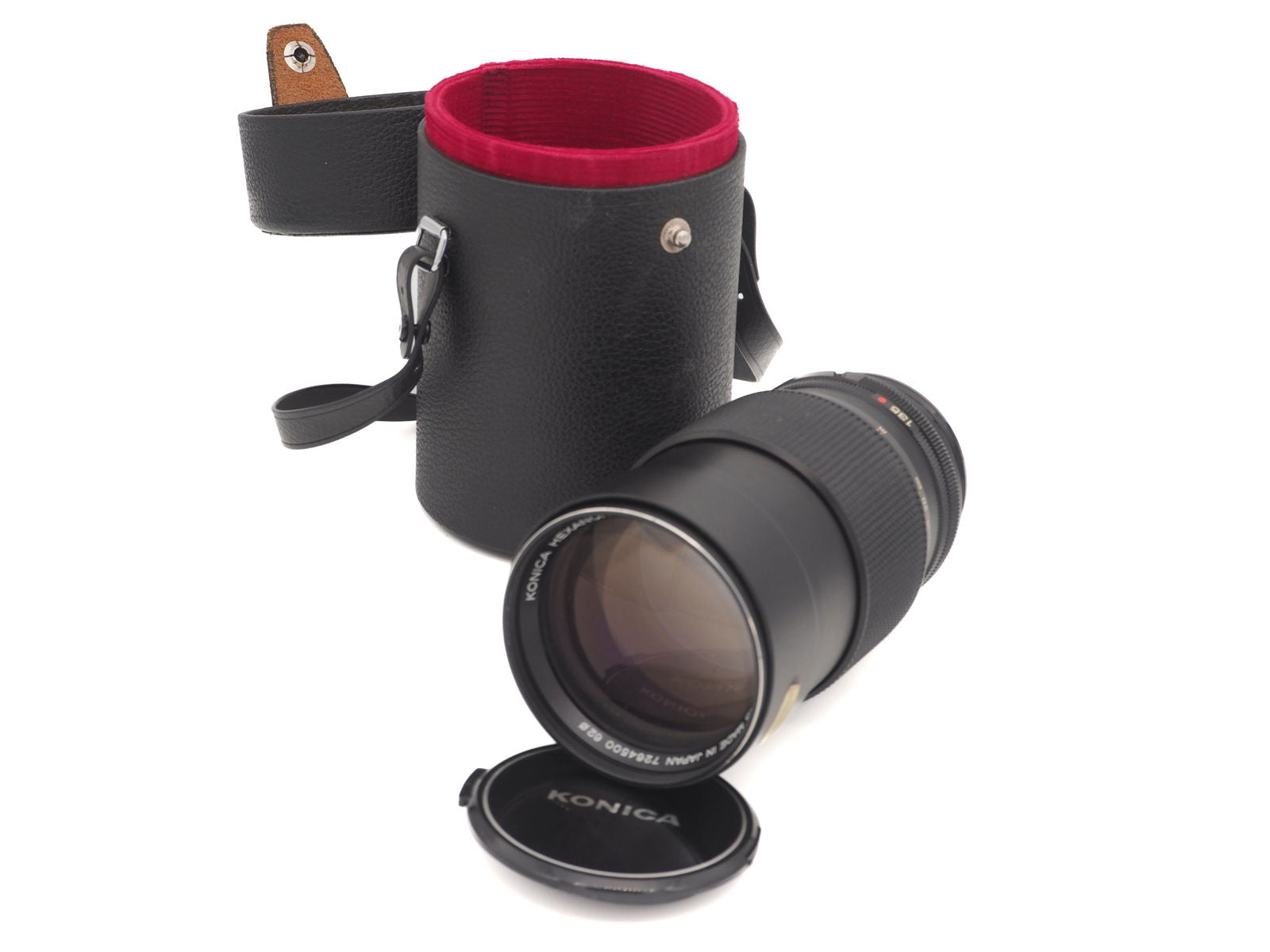 Konica Hexanon 135 mm f/2.5 con custodia in pelle “pari al nuovo” - Fratticioli Store