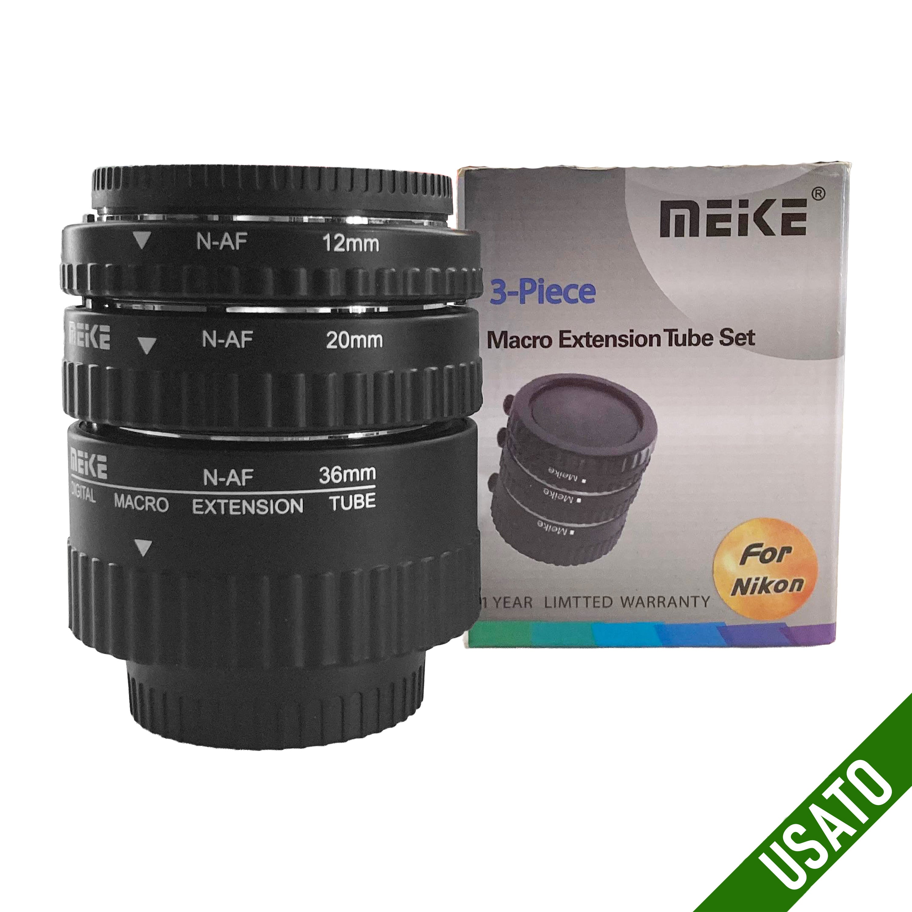 Meike Set Tubi di Prolunga Macro AF per Nikon Come Nuovi