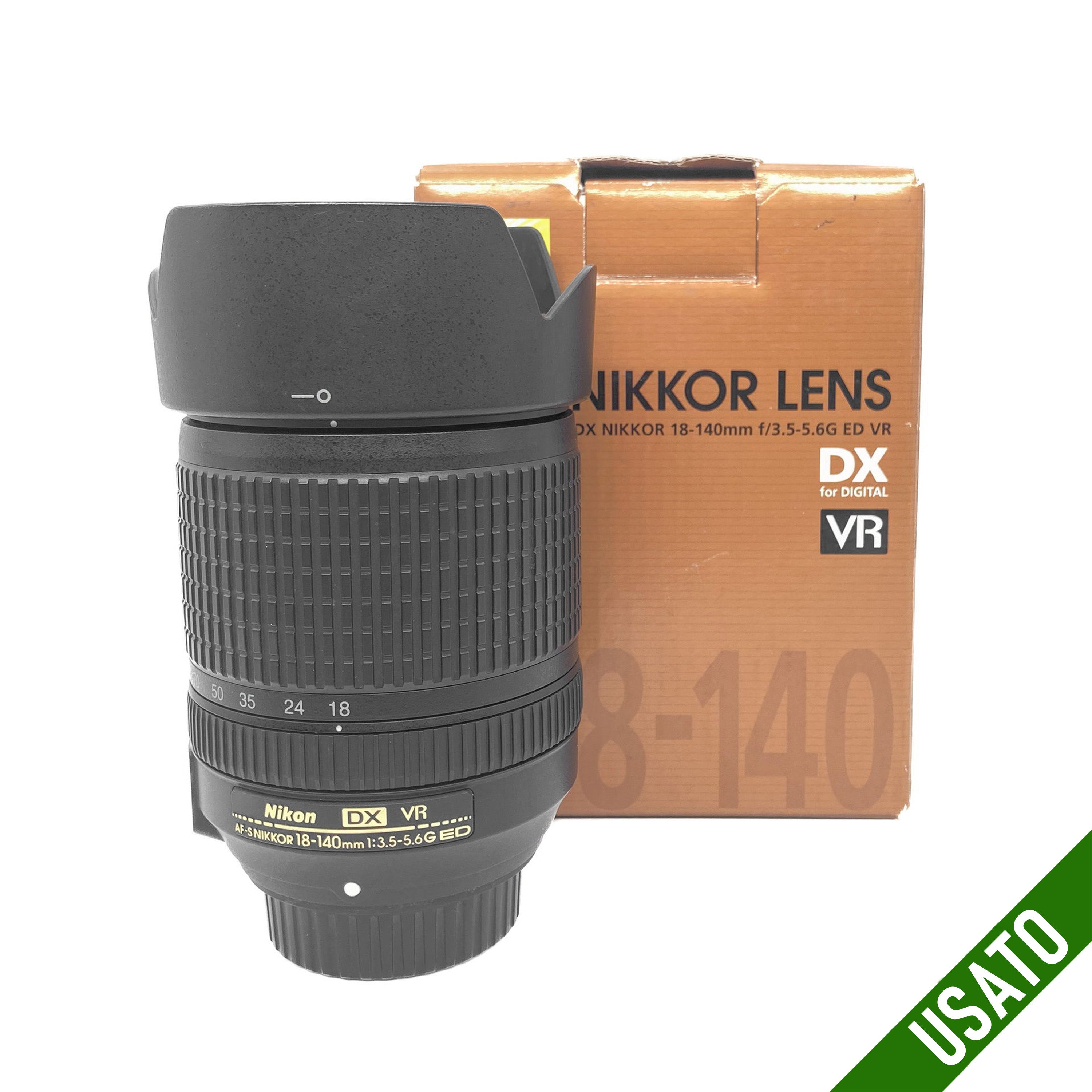 Nikon AF-S 18-140mm f/3.5-5.6G ED VR Pari al nuovo