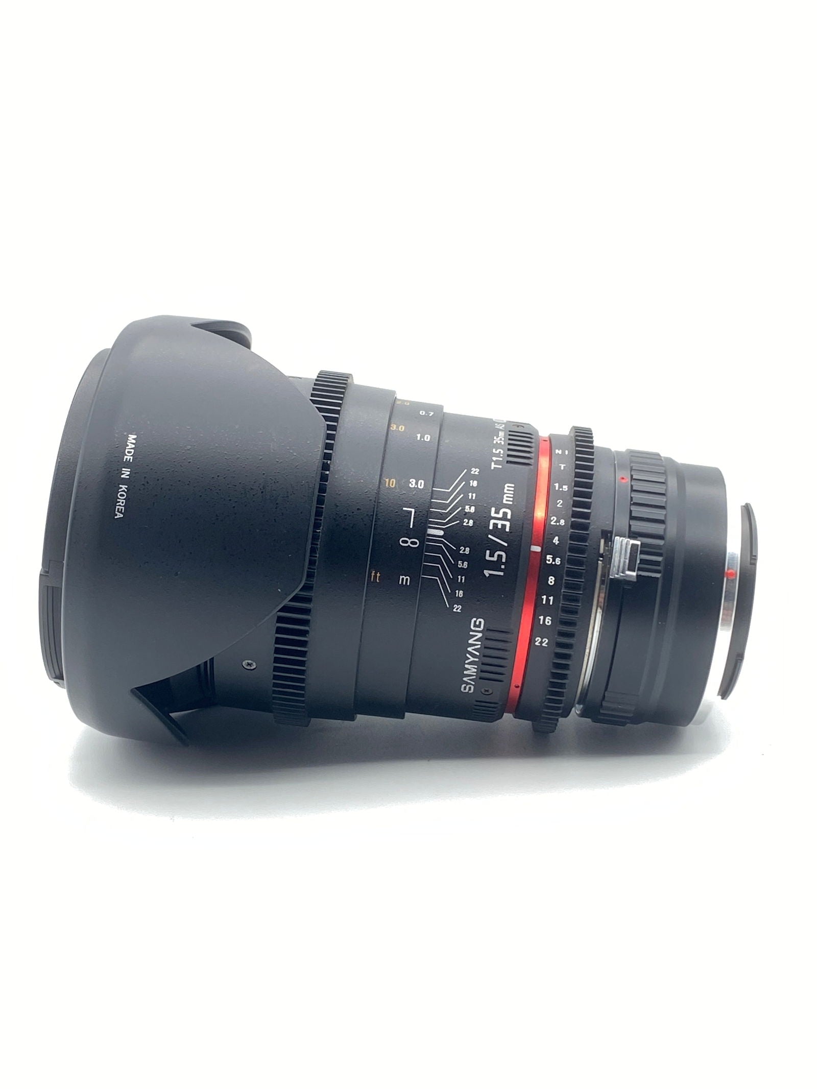 Samyang x nikon 35 mm T1.5 con adattatore e-mount Sony - Fratticioli Store