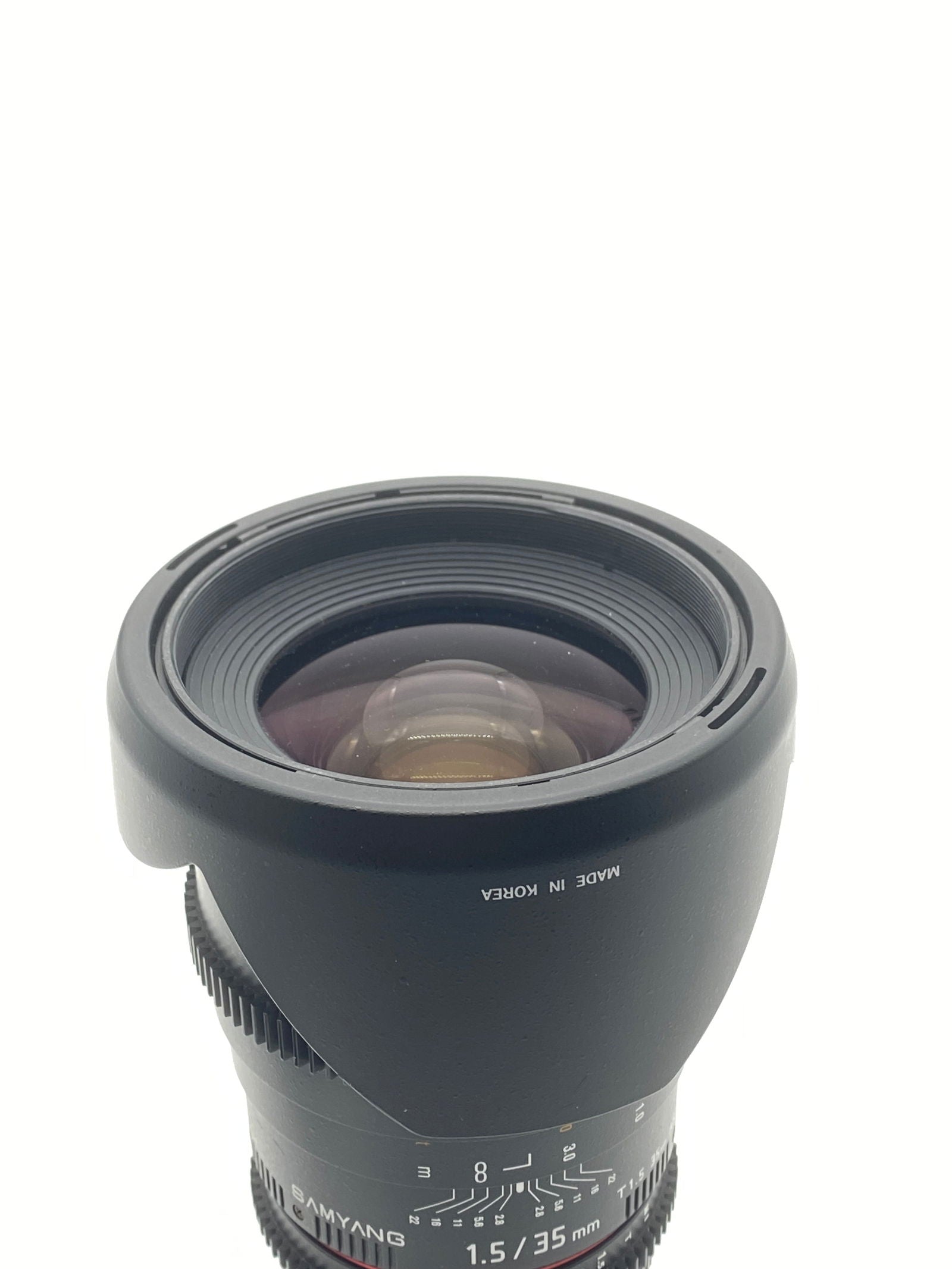 Samyang x nikon 35 mm T1.5 con adattatore e-mount Sony - Fratticioli Store