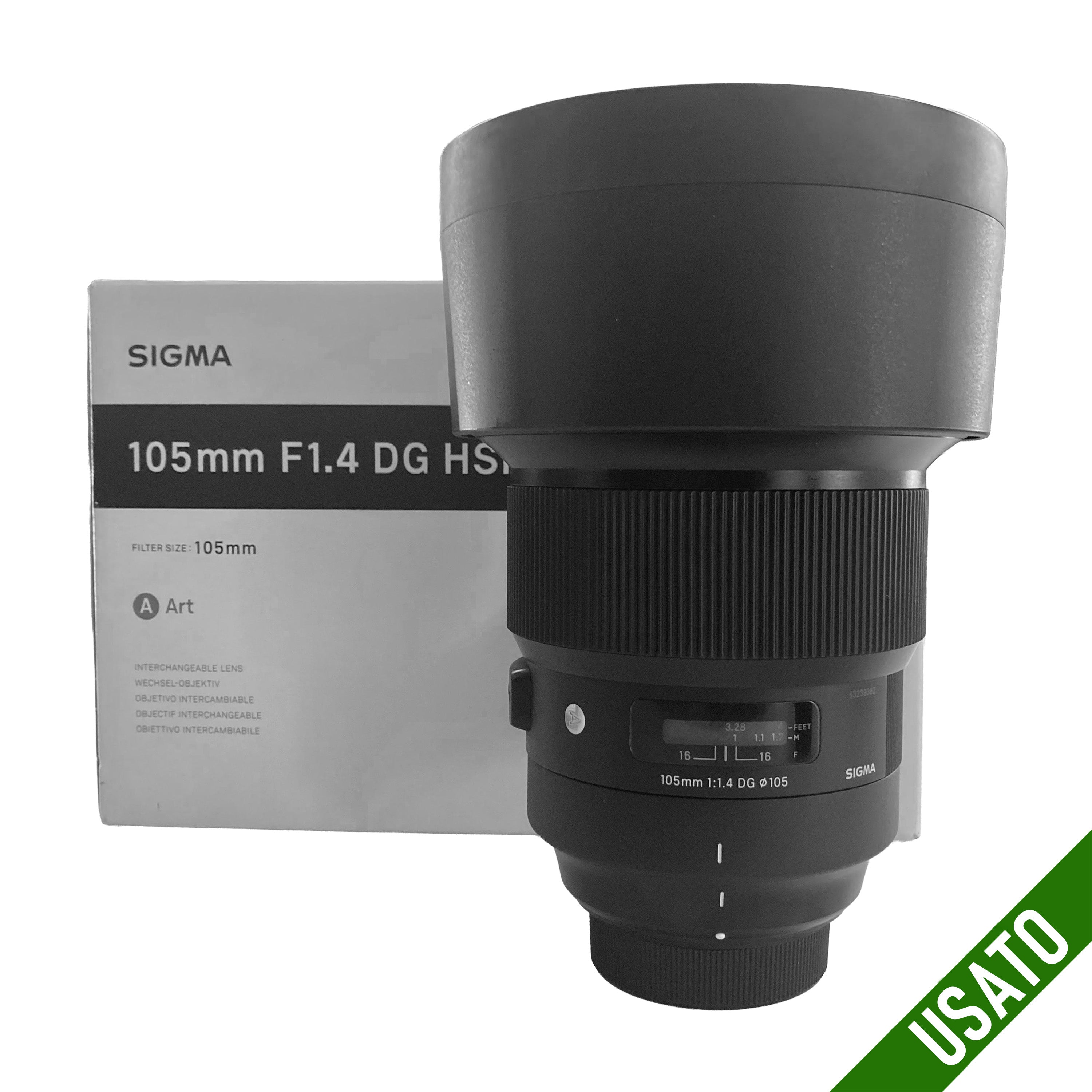 Sigma 105 mm f/1.4 DG HSM Art (Attacco Nikon) Pari al Nuovo