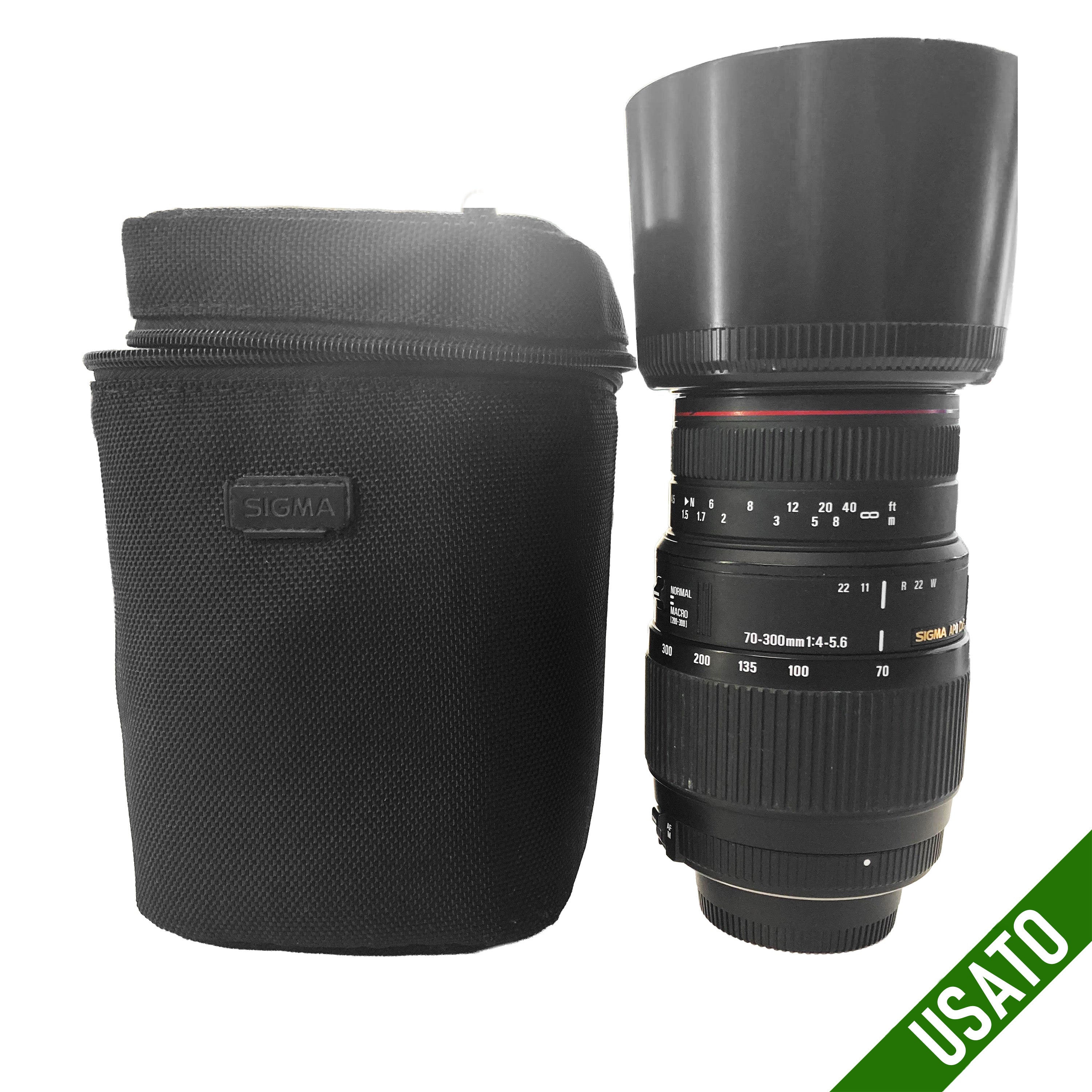 Sigma AF 70-300 mm f/4-5.6 DG APO Macro per Nikon Usato