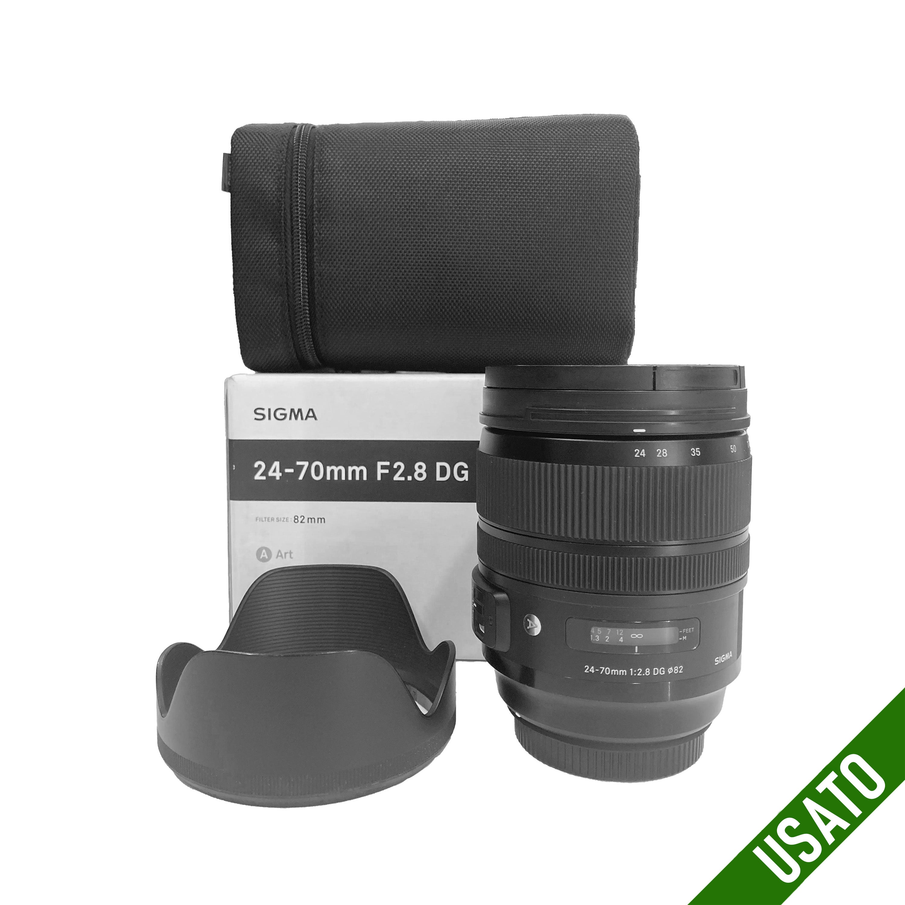 Sigma 24-70 mm f/2.8 DG Art Attacco Canon Pari al Nuovo