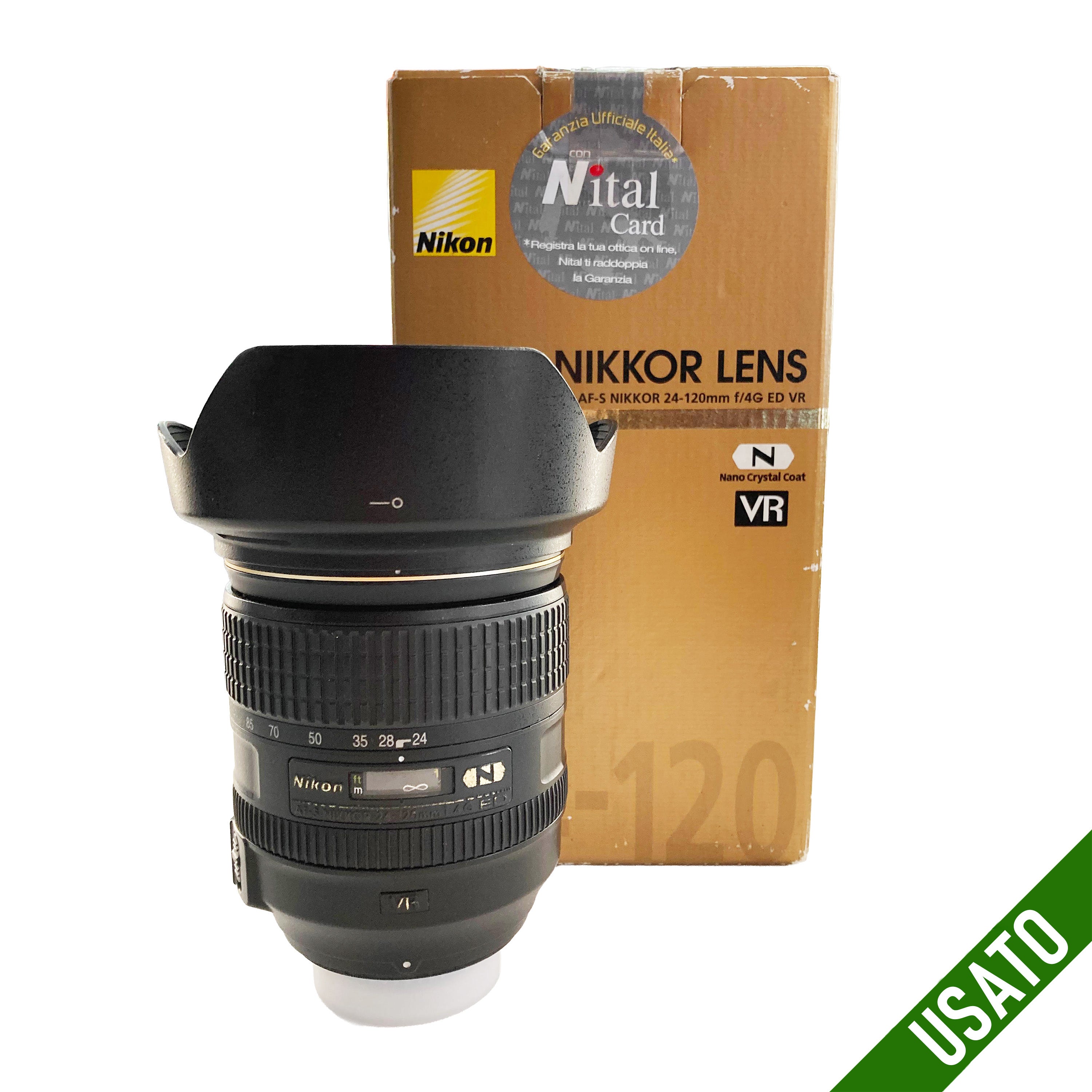 Nikon 24-120 mm f/4 G ED VR Usato