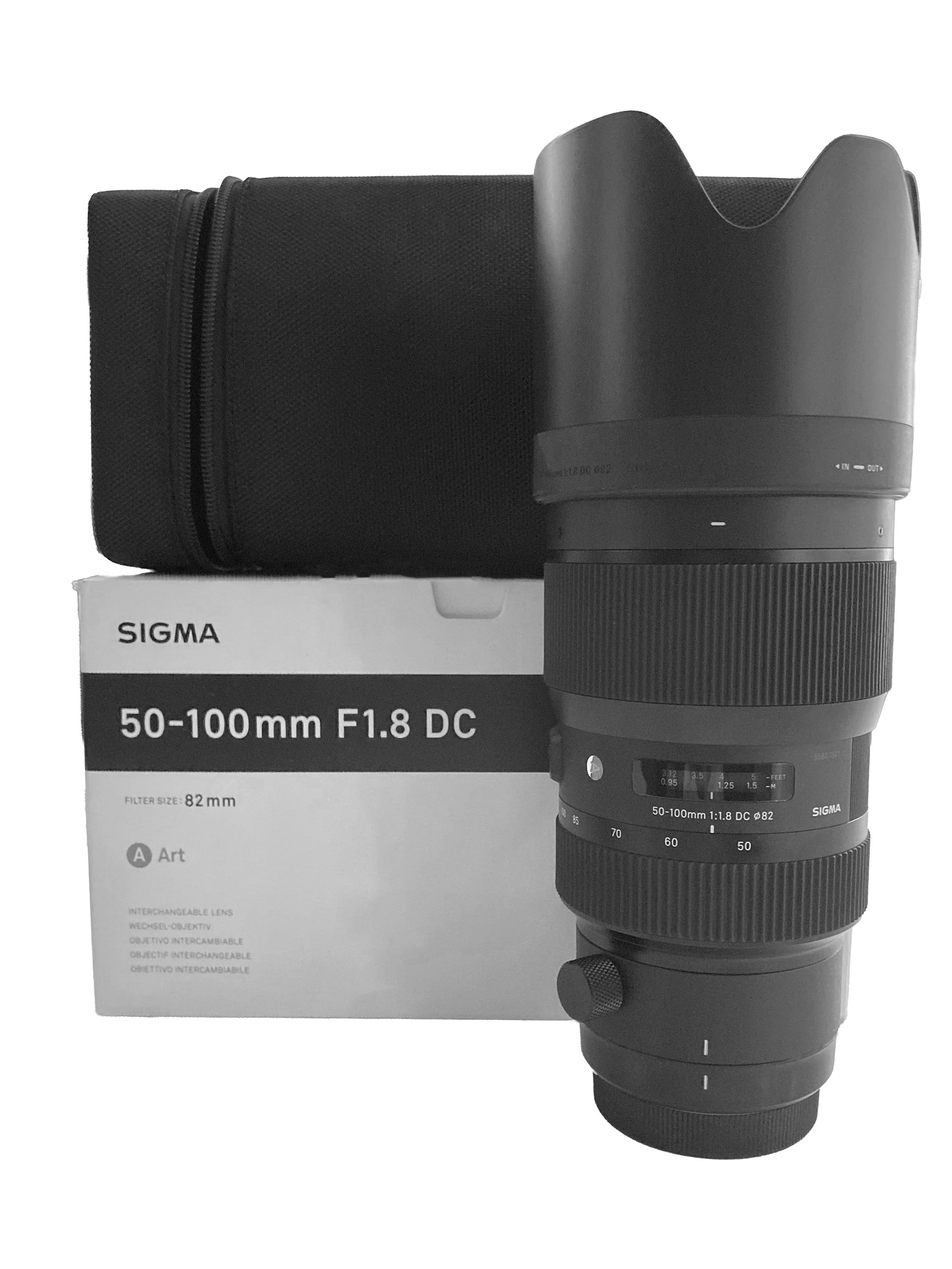Sigma 50-100 mm f/1.8 Art Attacco Canon in Ottime Condizioni