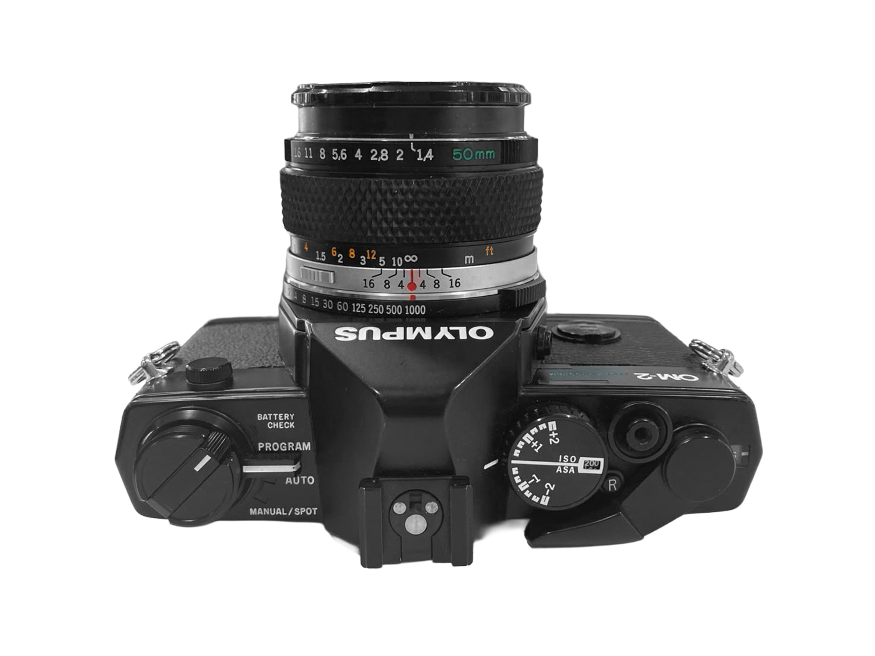 Olympus OM-2 spot + zuiko auto-s 50 mm f/1.4 in perfette condizioni