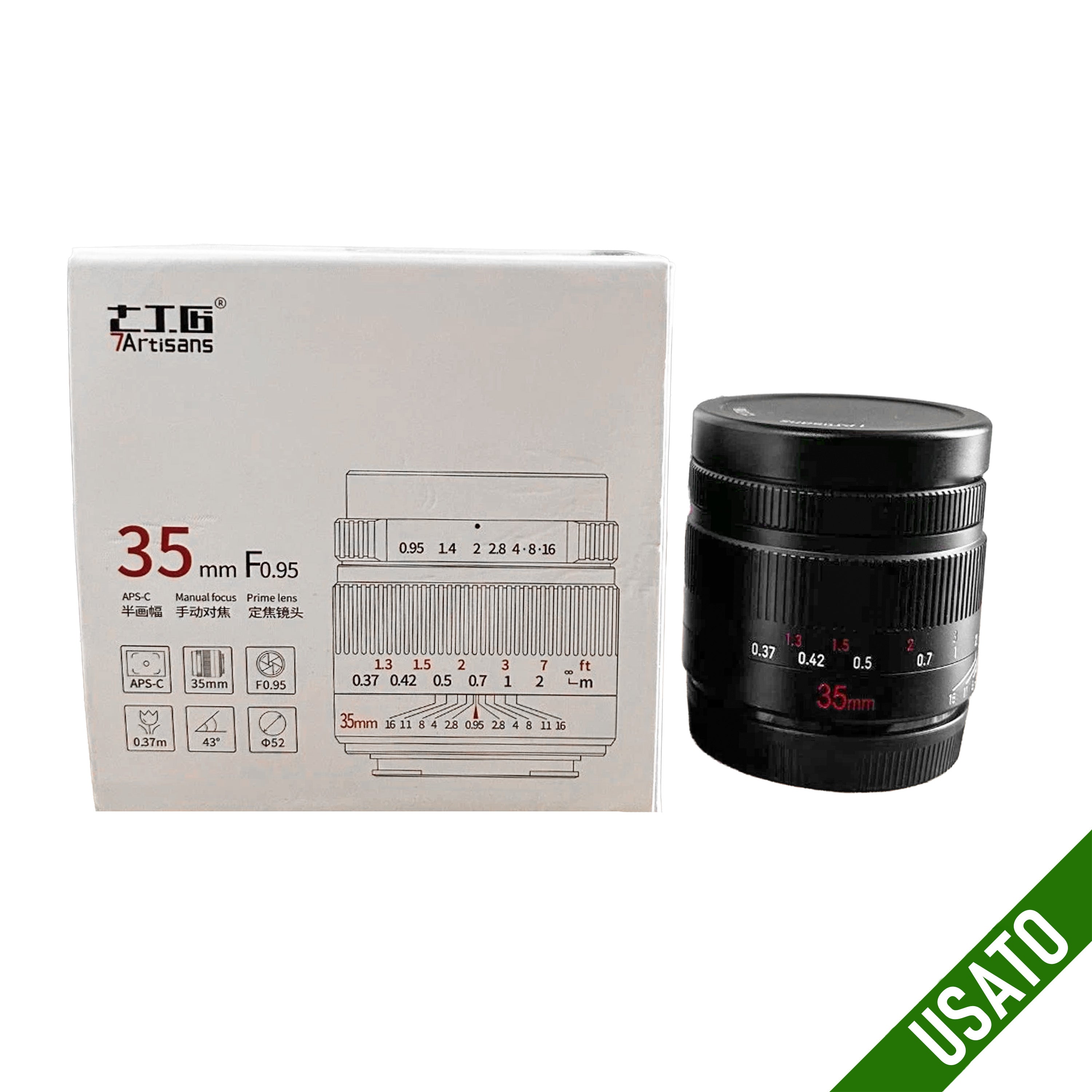 7artisans 35 mm f/0.95 per Sony E in Condizioni Perfette