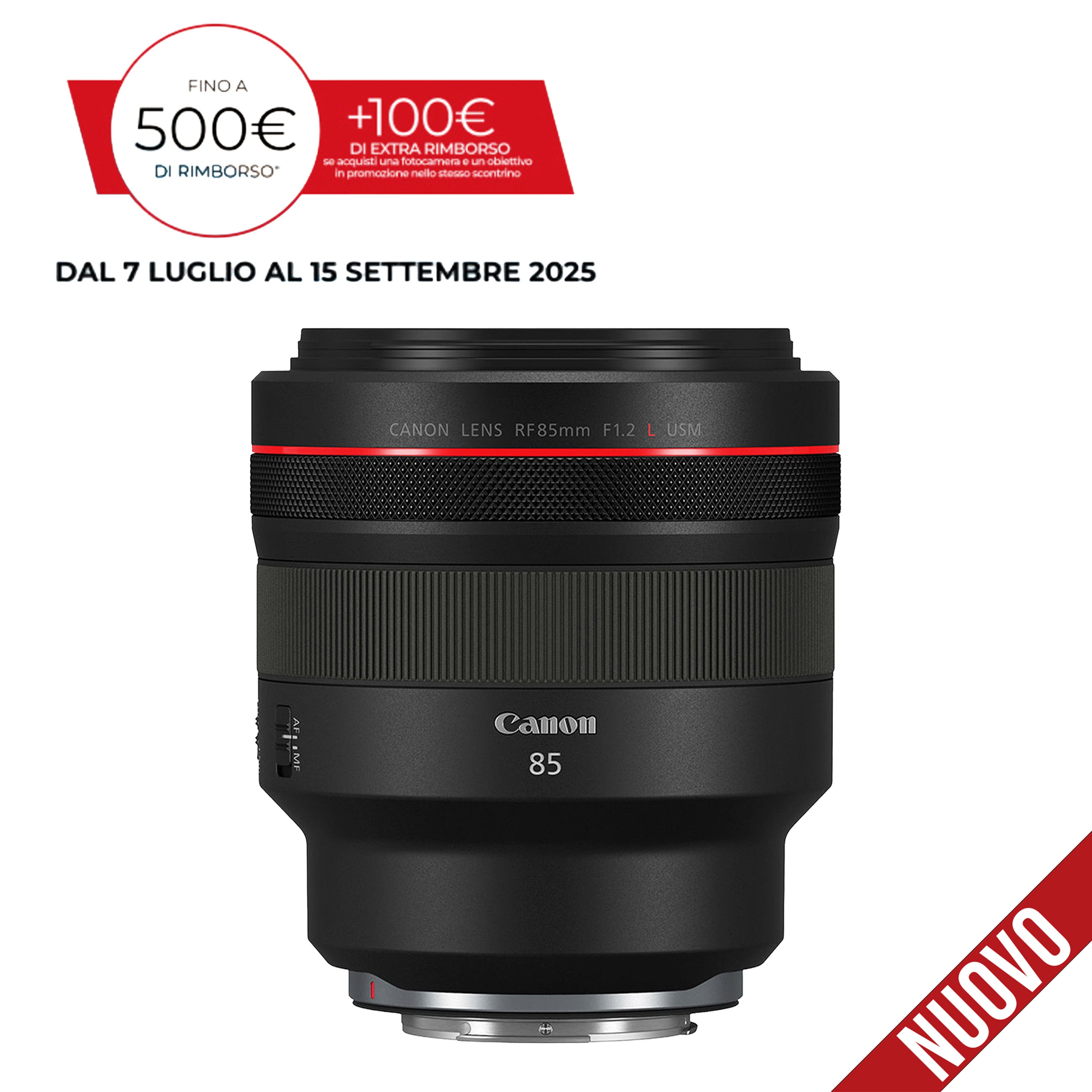 Canon RF 85 mm f/1.2 L USM Nuovo