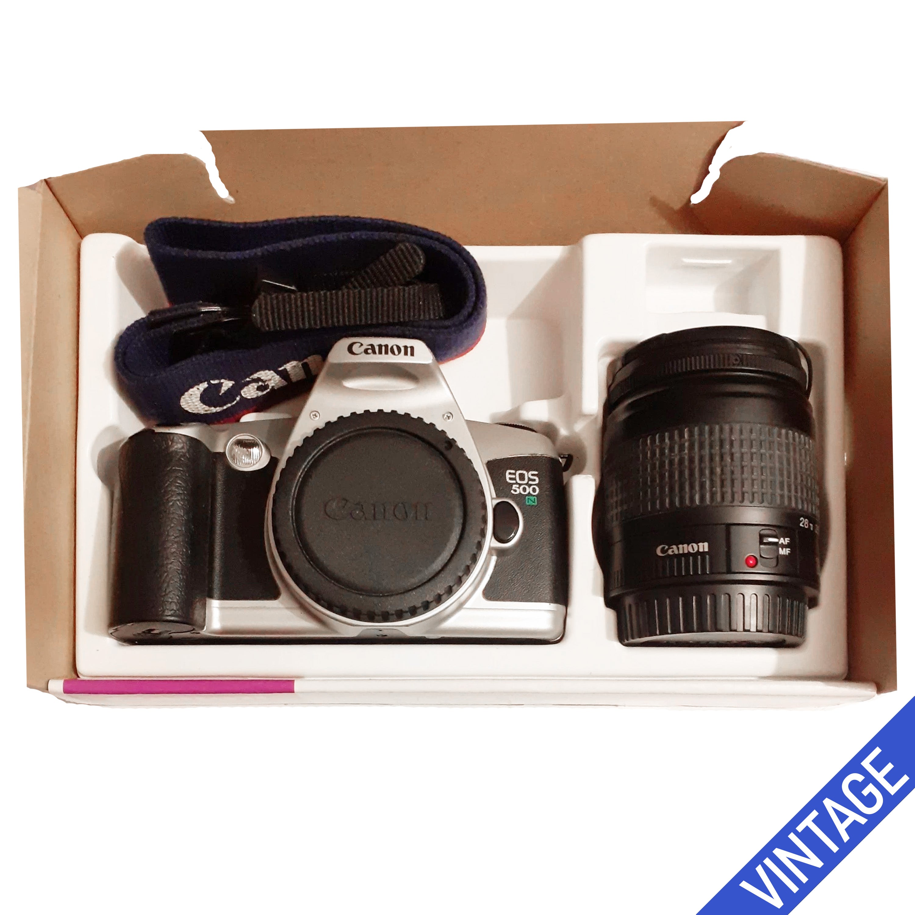 Canon EOS 500 N Argento + 28-80 mm f/3.5-5.6 in Ottime Condizioni