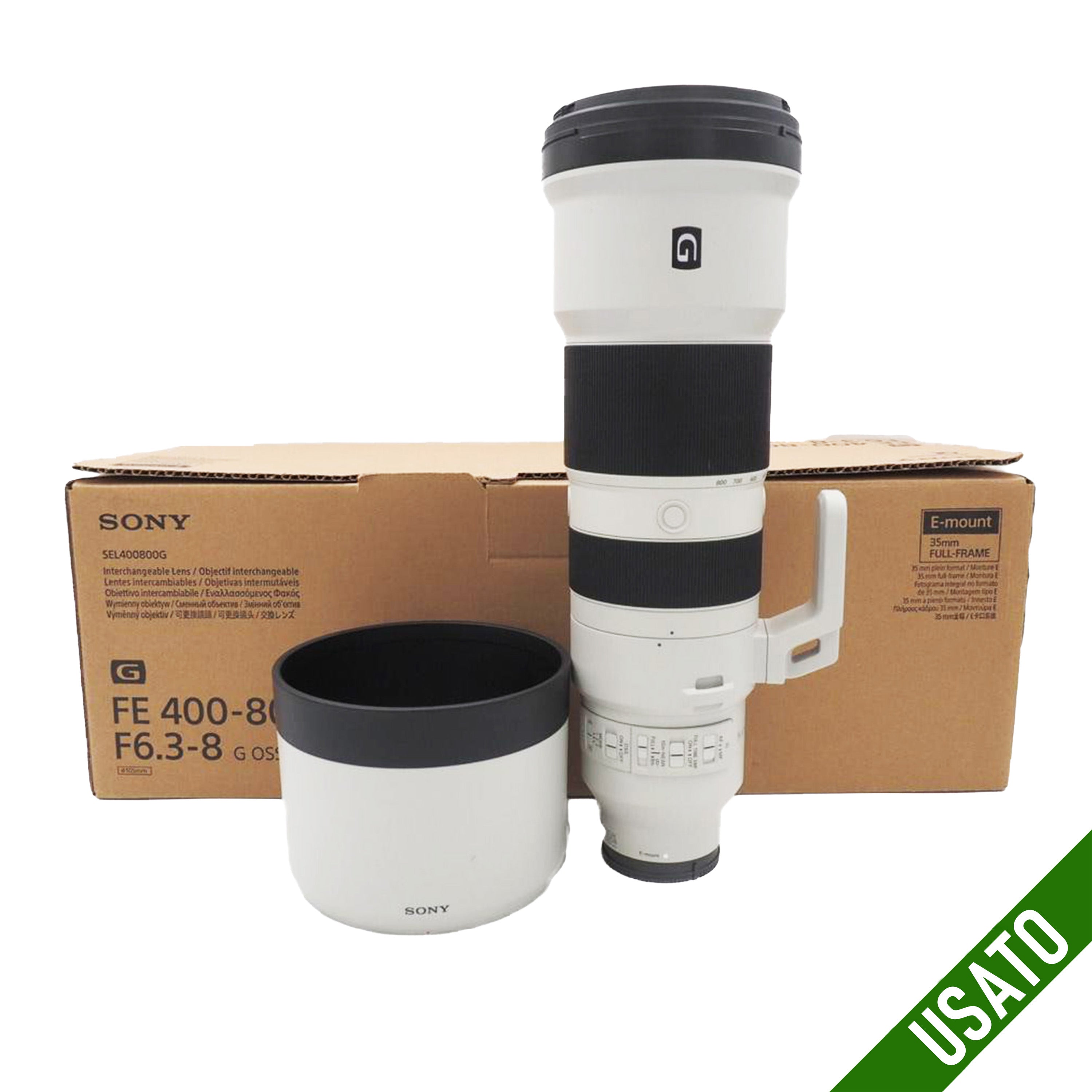 Sony FE 400-800 mm f/6.3-8 G OSS Pari al Nuovo