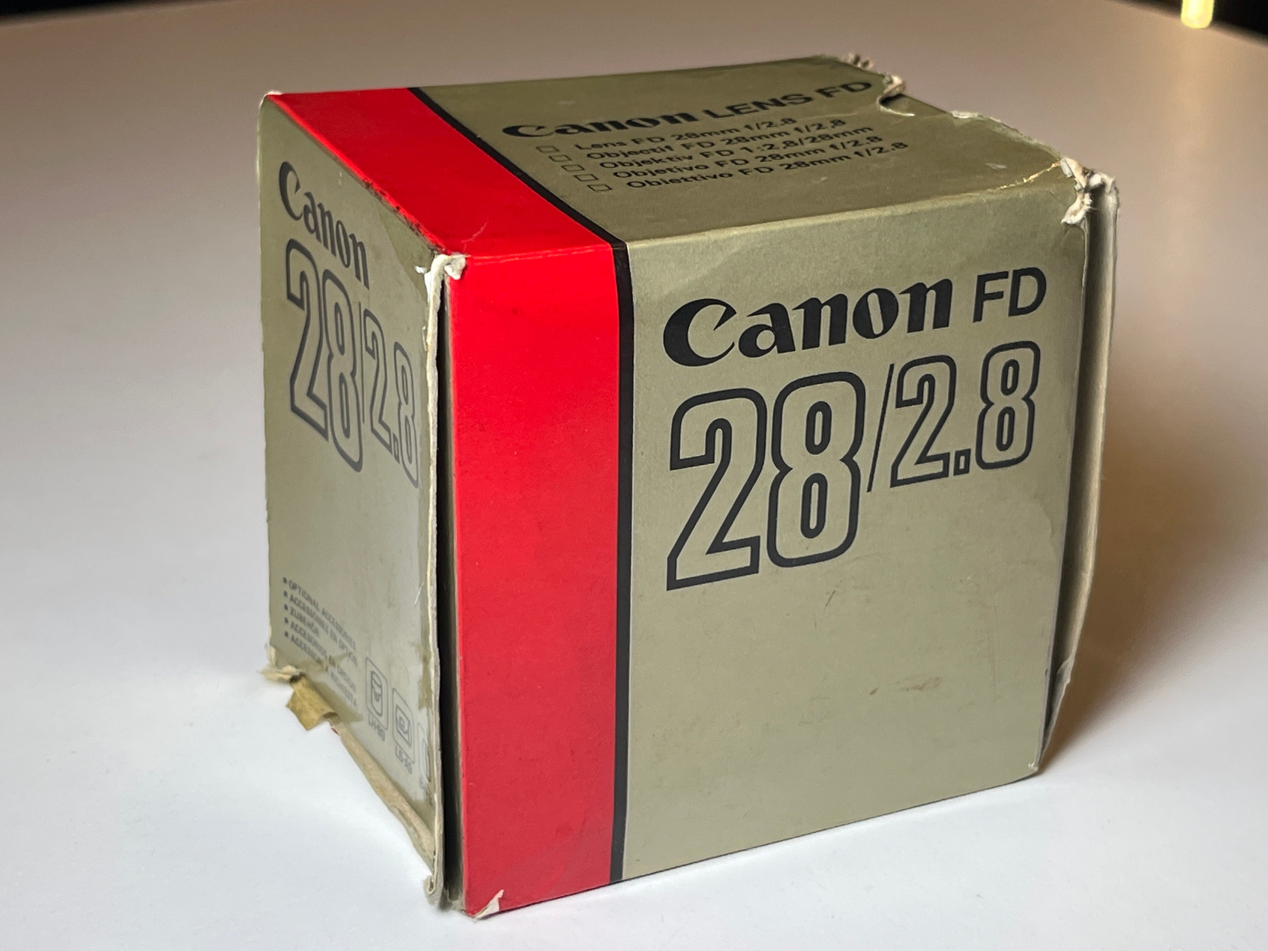 Obiettivo Canon 28 mm f2.8 FD Mount