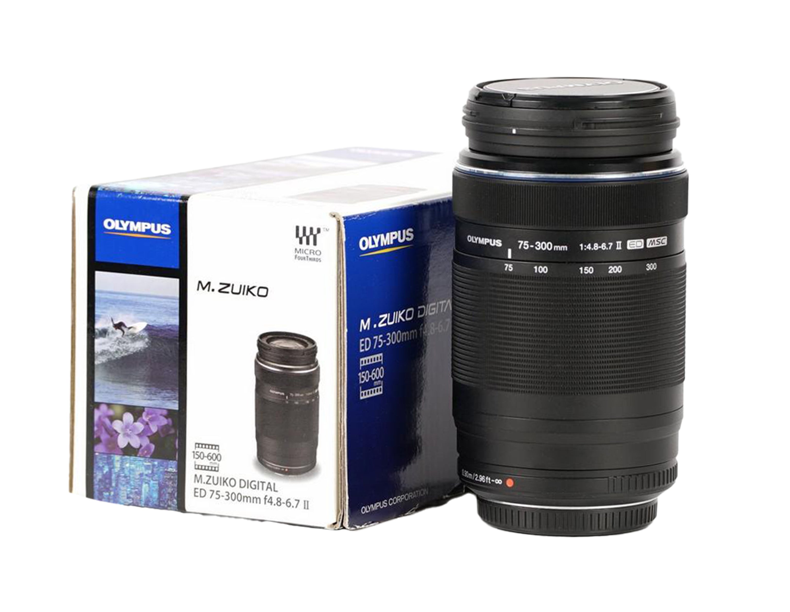Olympus ED 75-300 mm f/4.8-6.7 II  Praticamente Nuovo
