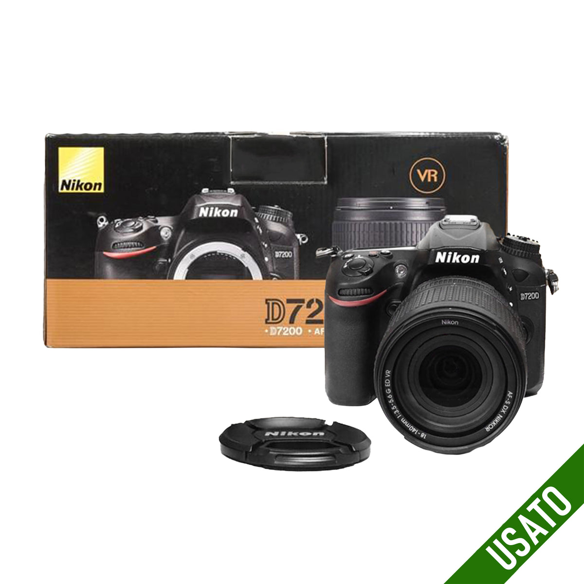 Nikon D7200 + 18-140 mm f/3.5-5.6 G ED VR  Come Nuovi con 190 scatti!!!