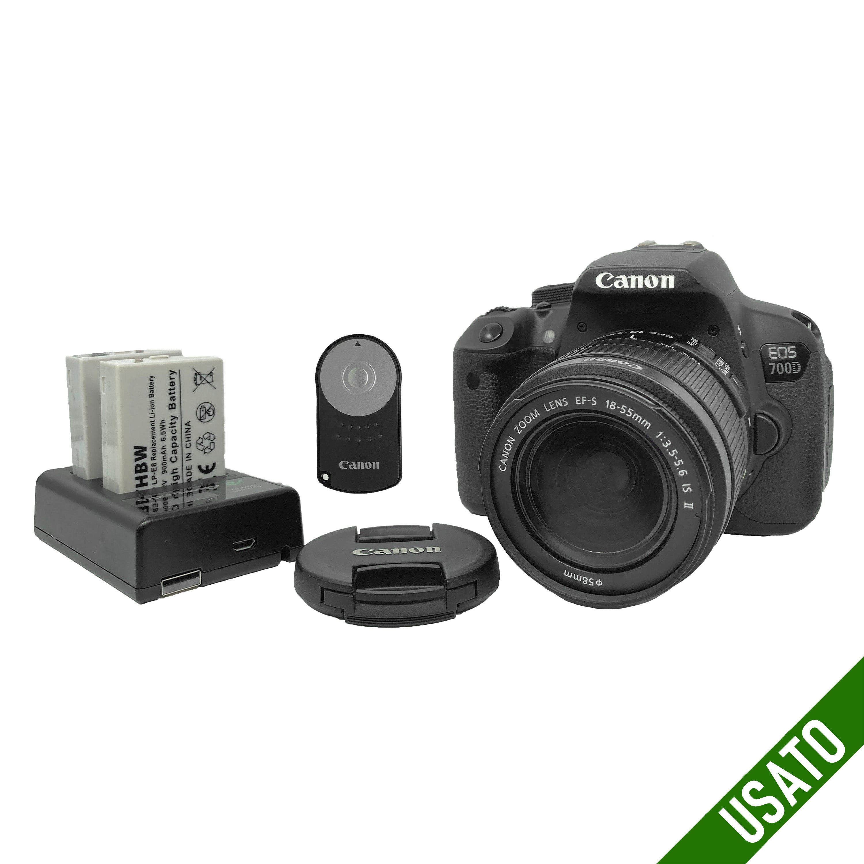 Canon 700 D + 18-55 mm f/3.5-5.6 IS II  In Perfette Condizioni