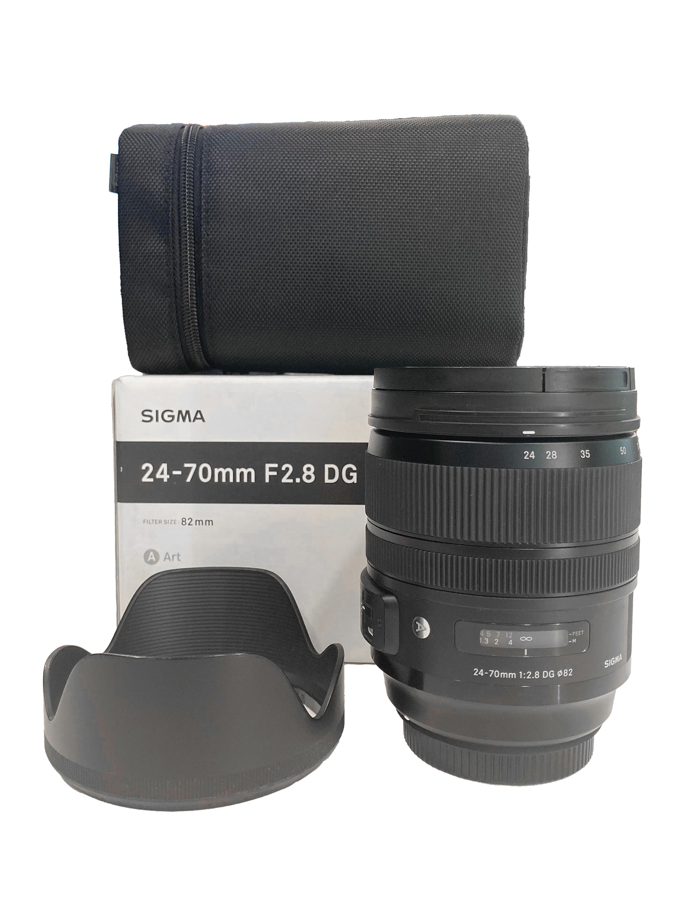 Sigma 24-70 mm f/2.8 DG Art Attacco Canon  Pari al Nuovo