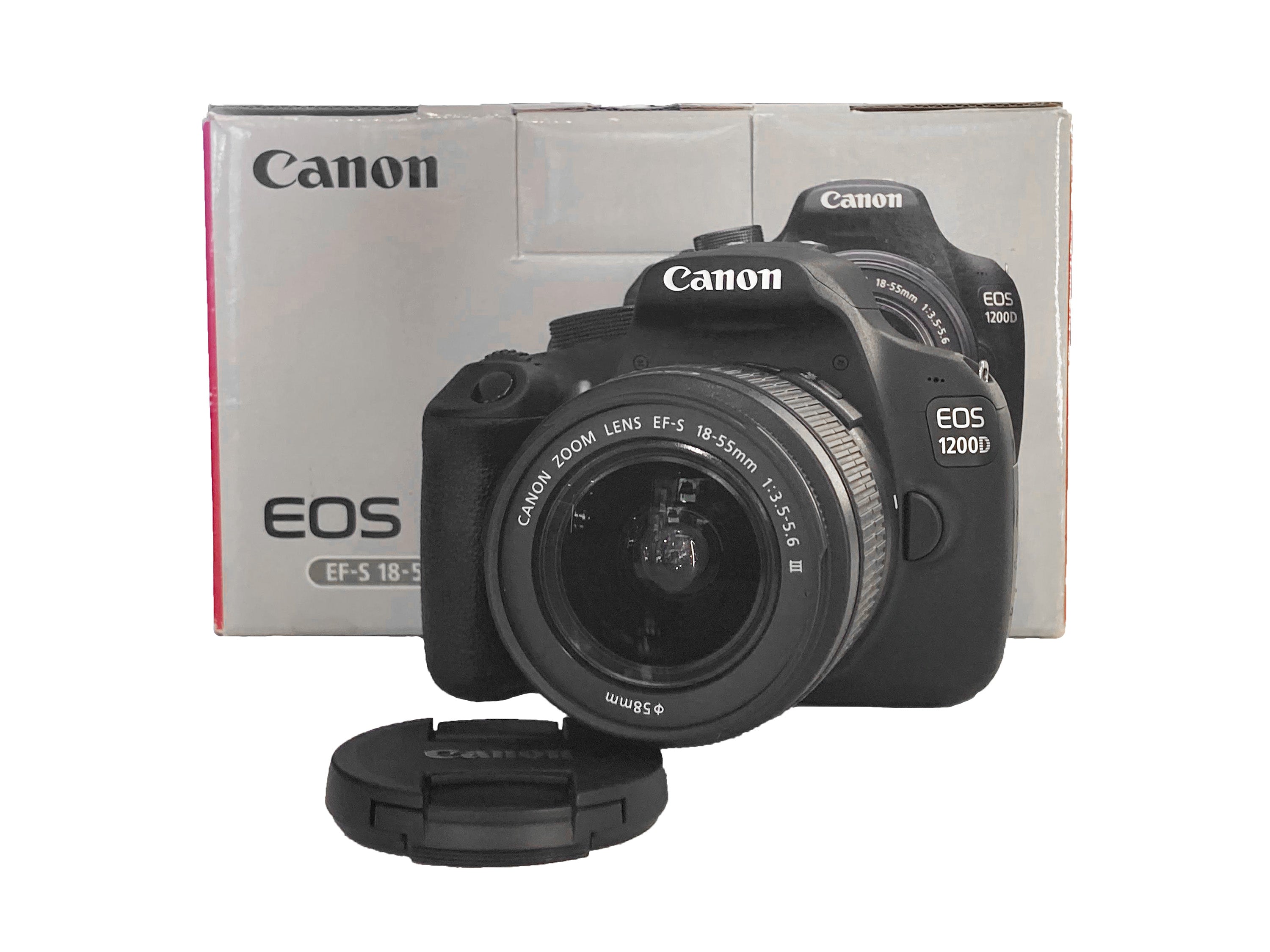 Canon 1200D + Canon 18-55 mm f/3.5-5.6 III  Usati