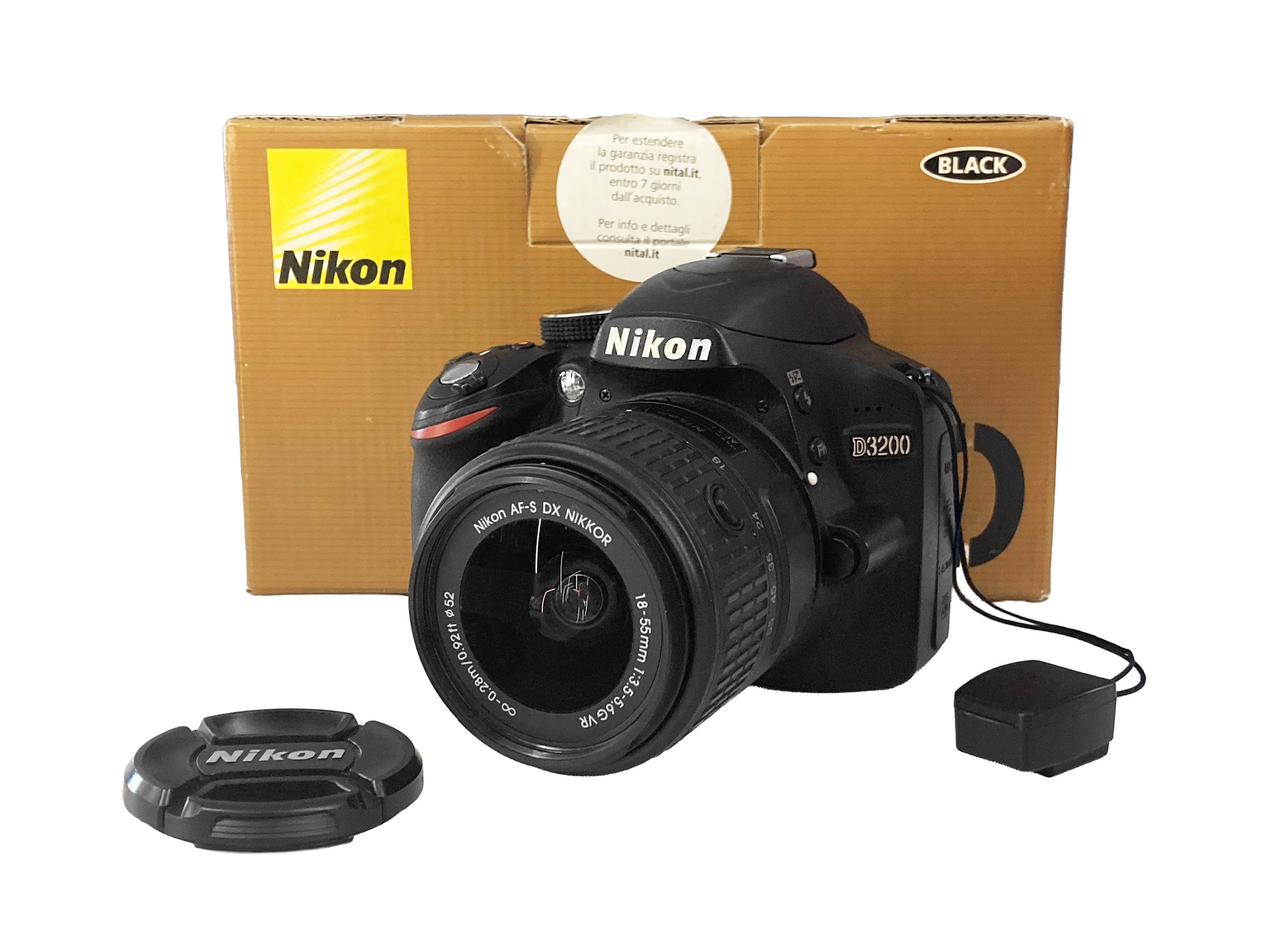 Nikon D3200 + 18-55 VR con trasmittente Wi-fi Ottime Condizioni 3 mila scatti!!