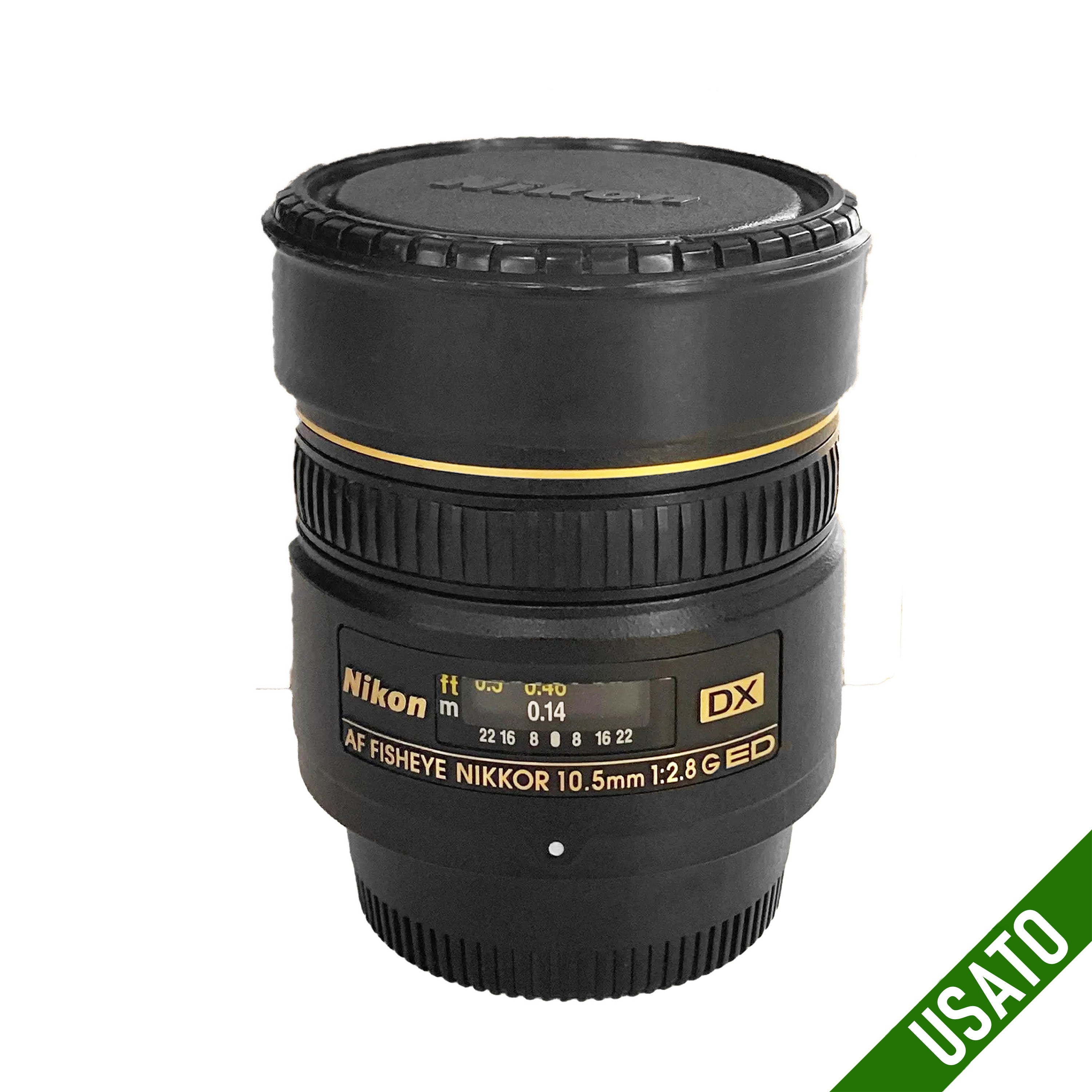Fisheye Nikon AF DX 10.5 mm f/2.8 G ED  Pari al Nuovo