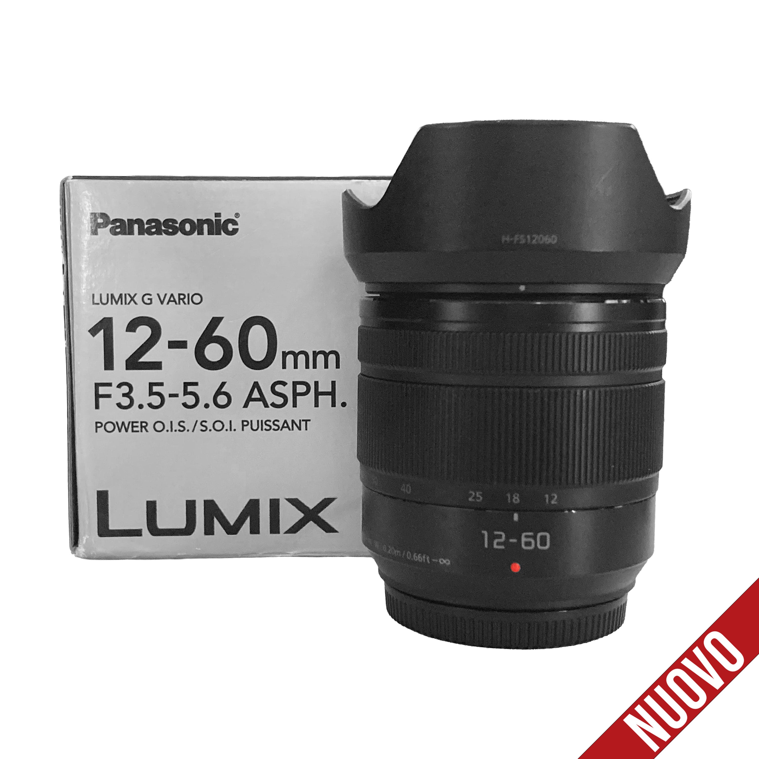 Panasonic Lumix G 12-60 mm f/3.5-5.6 OIS  Nuovo