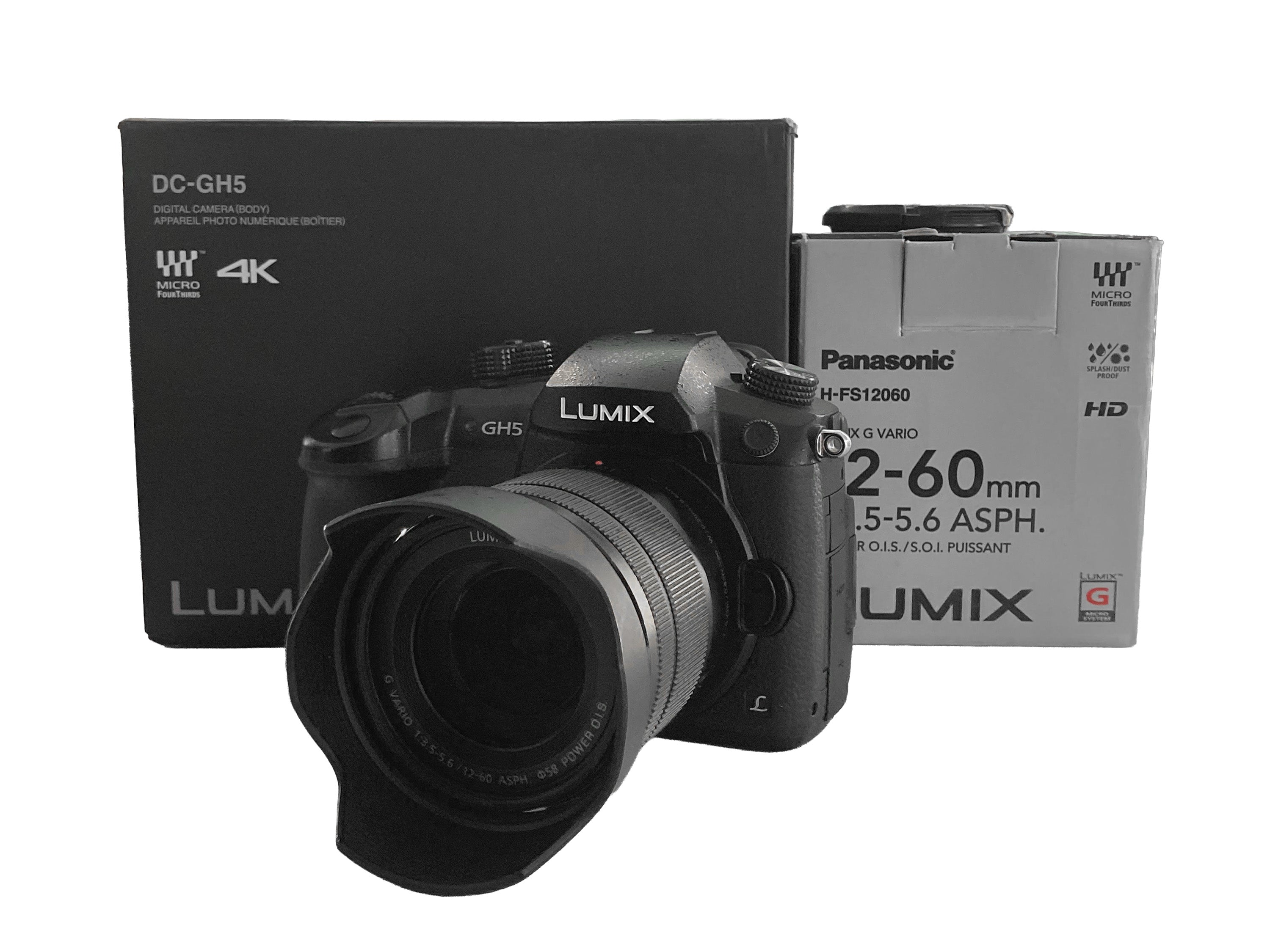 Kit Panasonic Lumix GH5 + Lumix G Vario 12-60 mm f/3.5-5.6 OIS  Condizioni Ottime