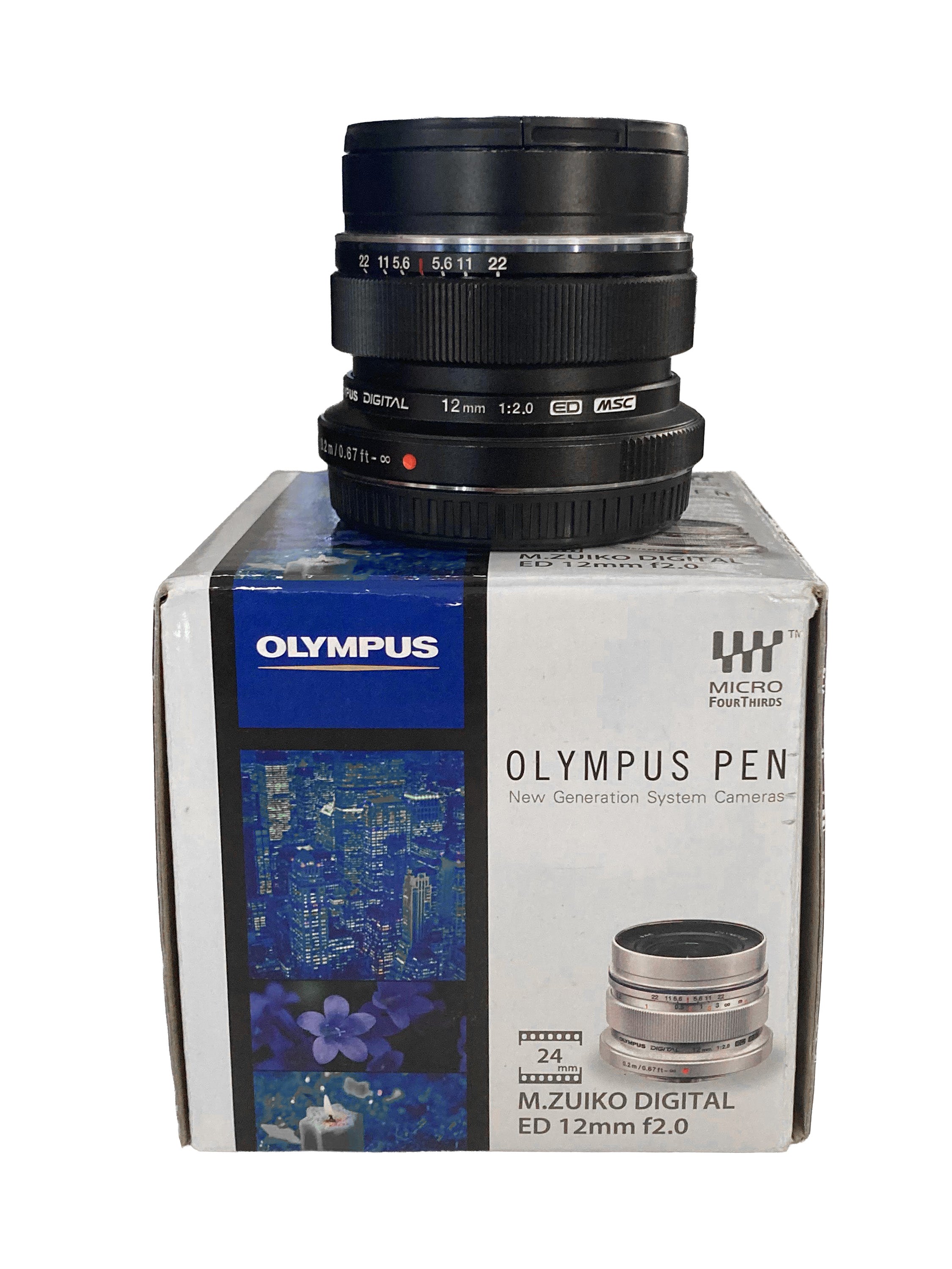 Olympus M.Zuiko Digital ED 12 mm f/2  Ottime Condizioni