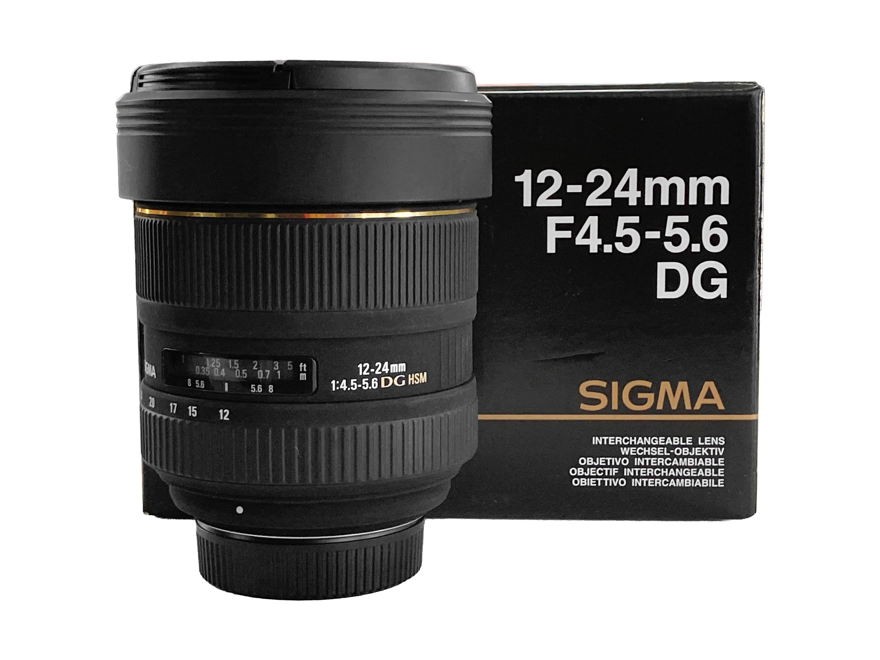 Sigma 12-24 mm f/4.5-5.6 EX DG HSM Attacco Nikon  Usato
