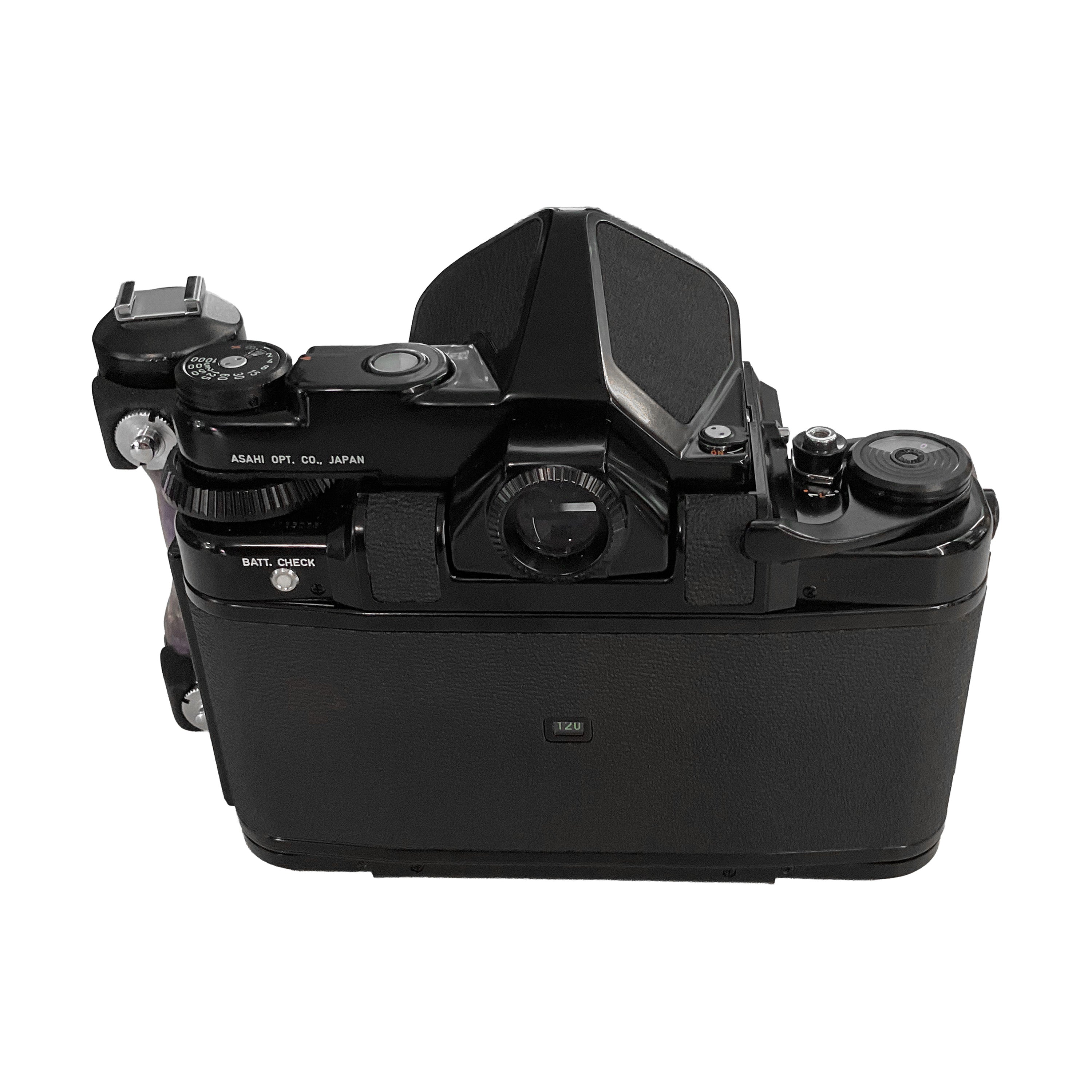 Pentax 67 con Maniglie Personalizzate + Pentax 67 105mm f/2.4  Pari al nuovo