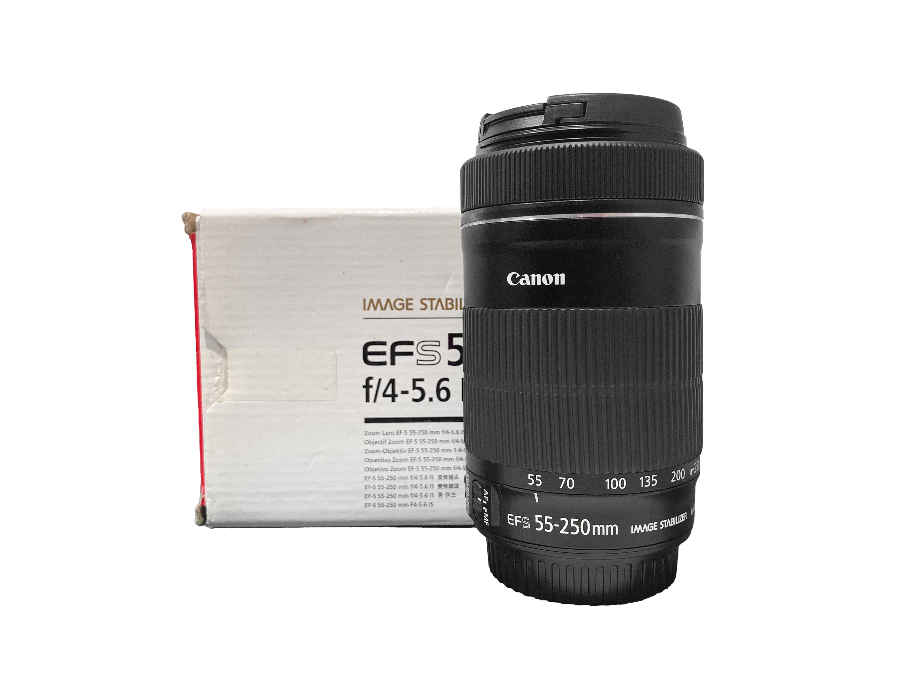 Canon 55-250mm f/4.5-5.6 IS STM  apsc  Pari al Nuovo